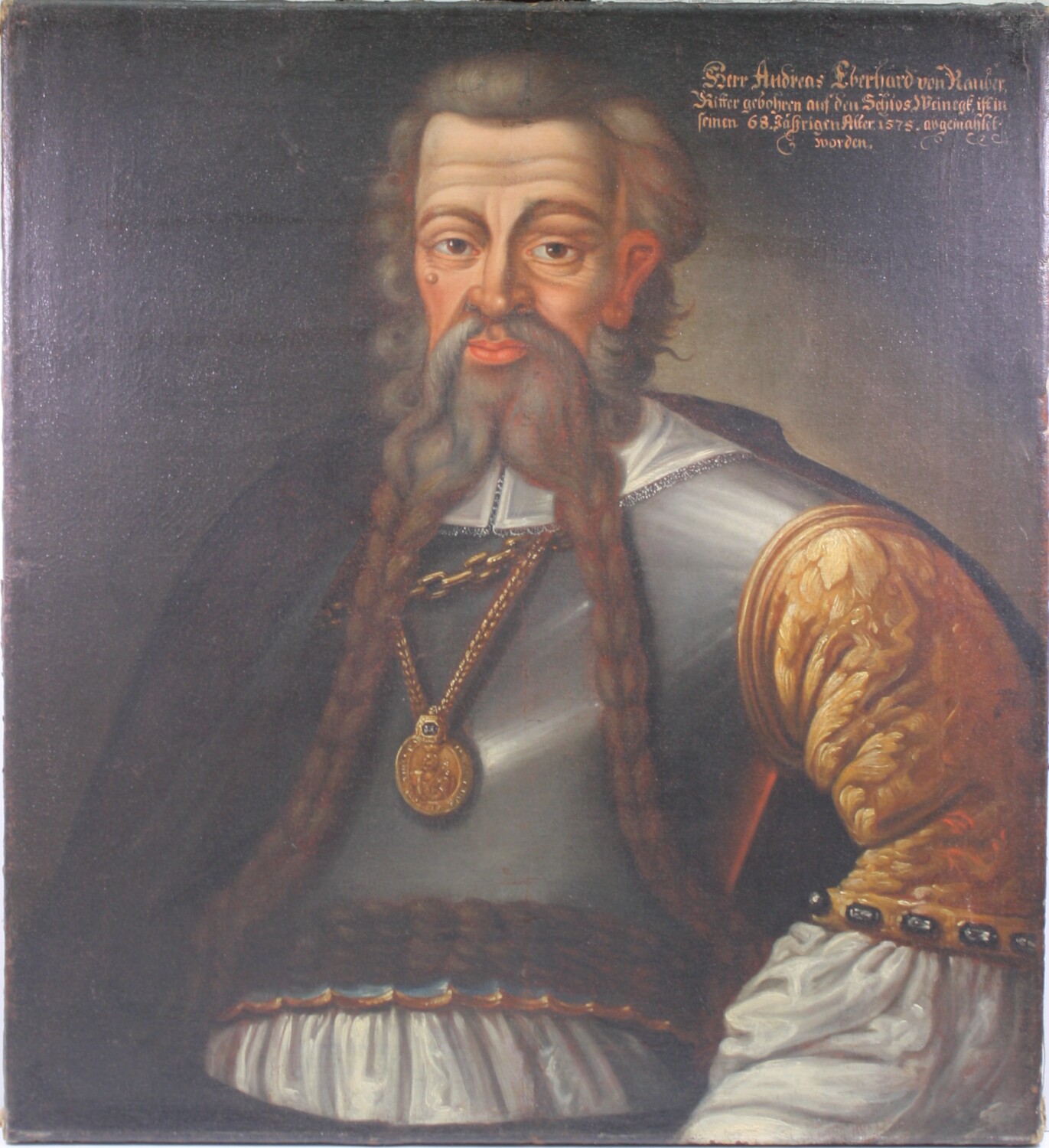 Gemälde: "Andreas Eberhard von Rauber" (Drilandmuseum CC BY-NC-SA)