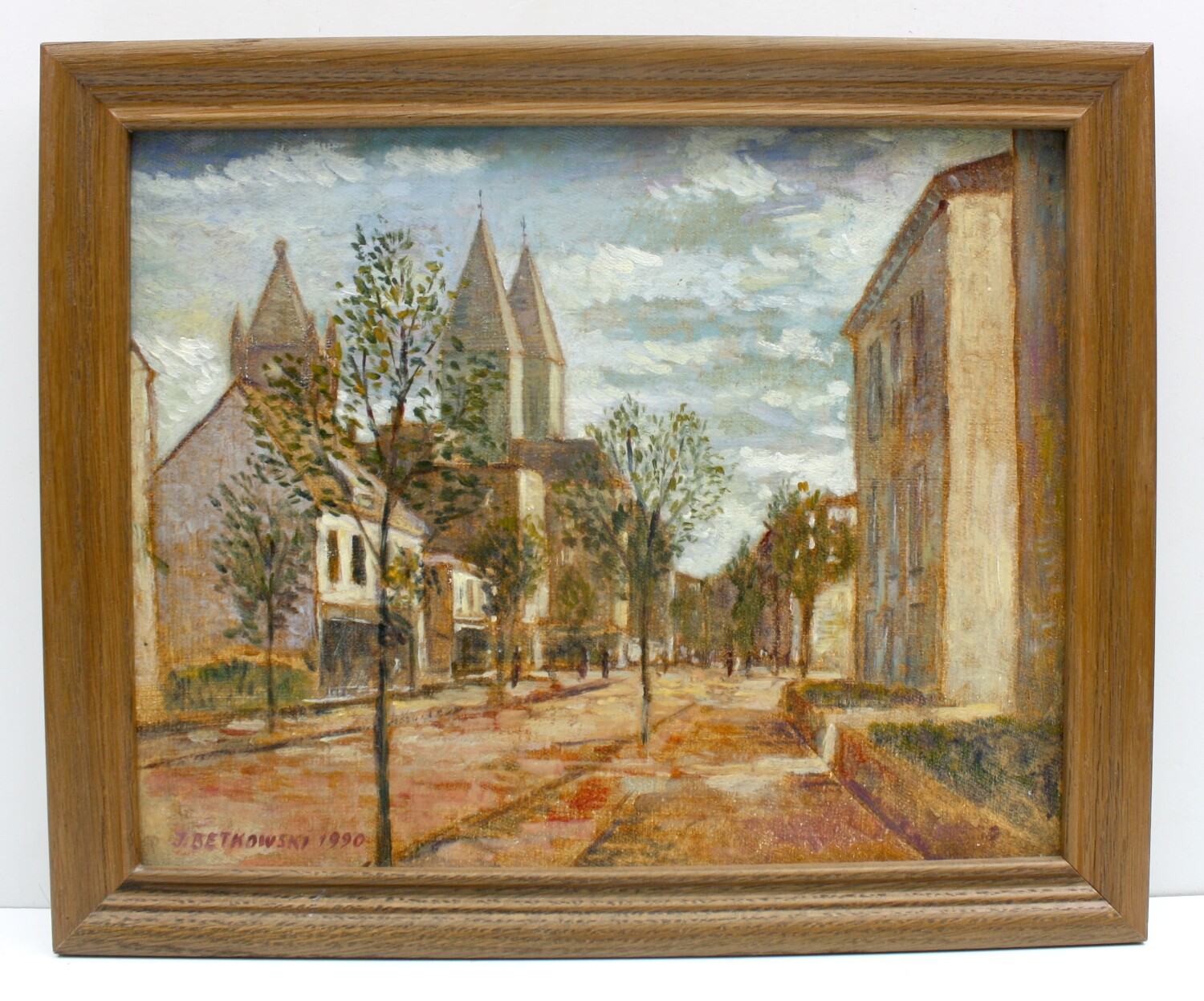 Gemälde: Enscheder Straße Gronau (Drilandmuseum CC BY-NC-SA)