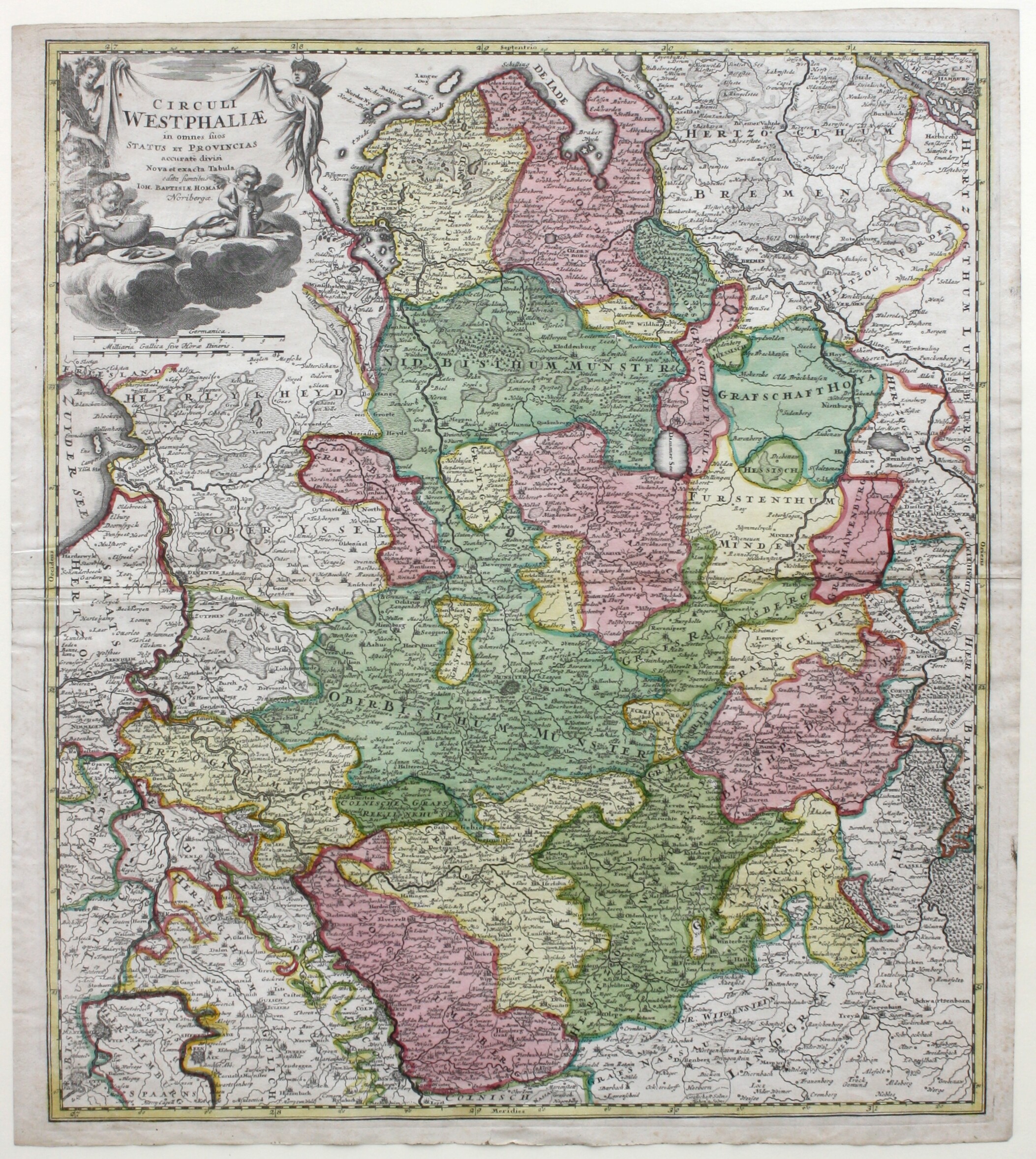 Landkarte: Karte des Westfälischen Kreises (Drilandmuseum CC BY-NC-SA)