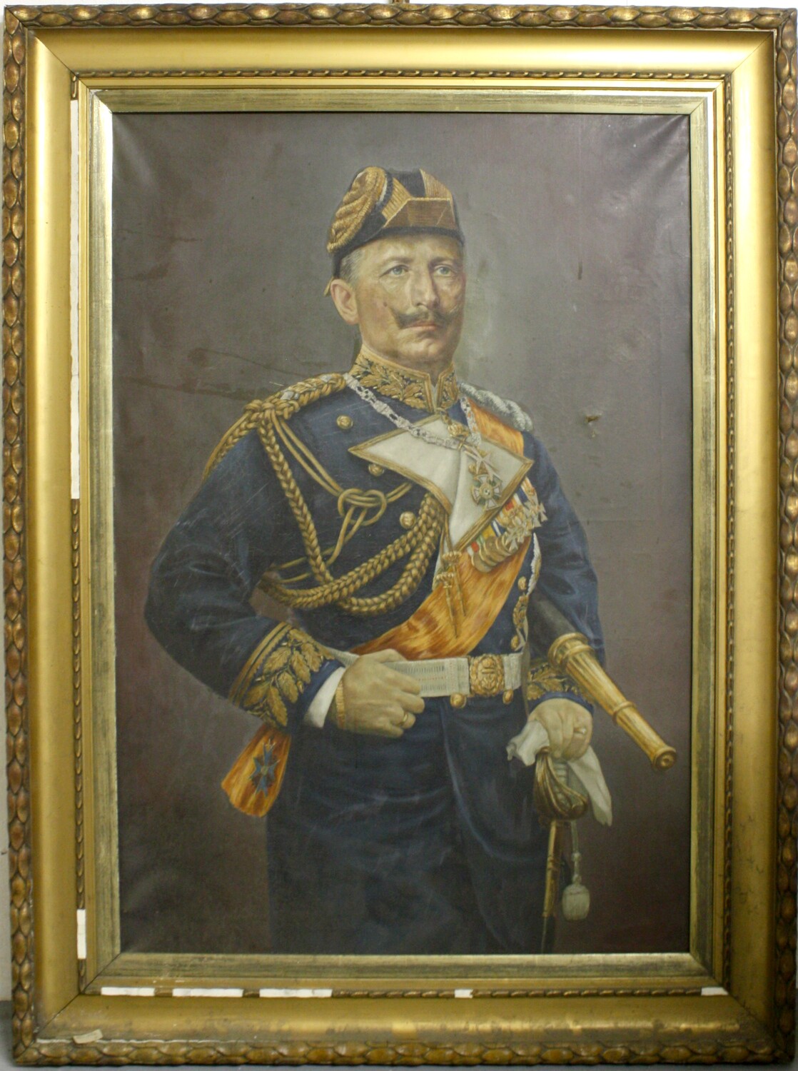 Gemälde: Kaiser Wilhelm II. (Drilandmuseum CC BY-NC-SA)