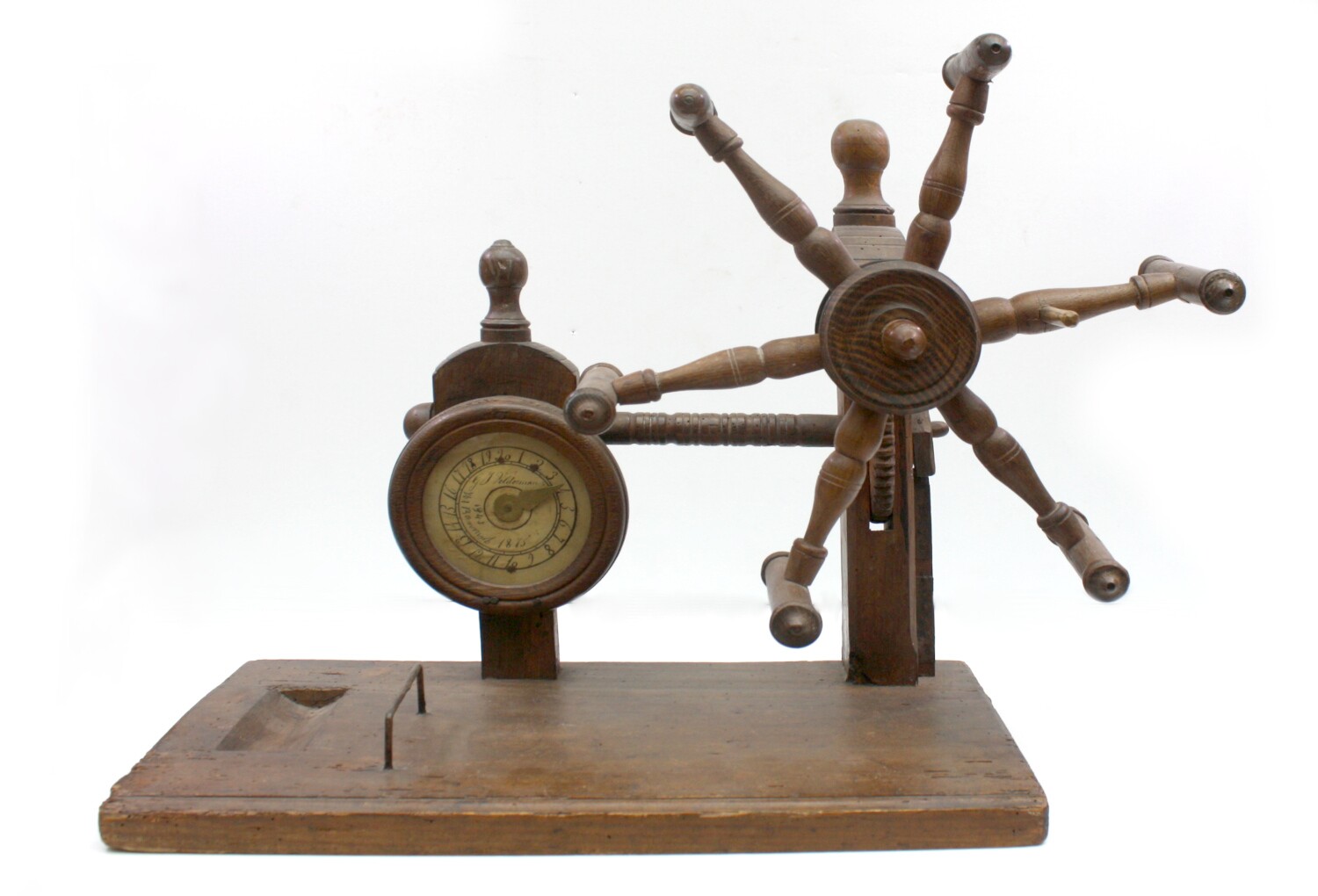 Uhrenhaspel mit optischer Anzeige (Drilandmuseum CC BY-NC-SA)