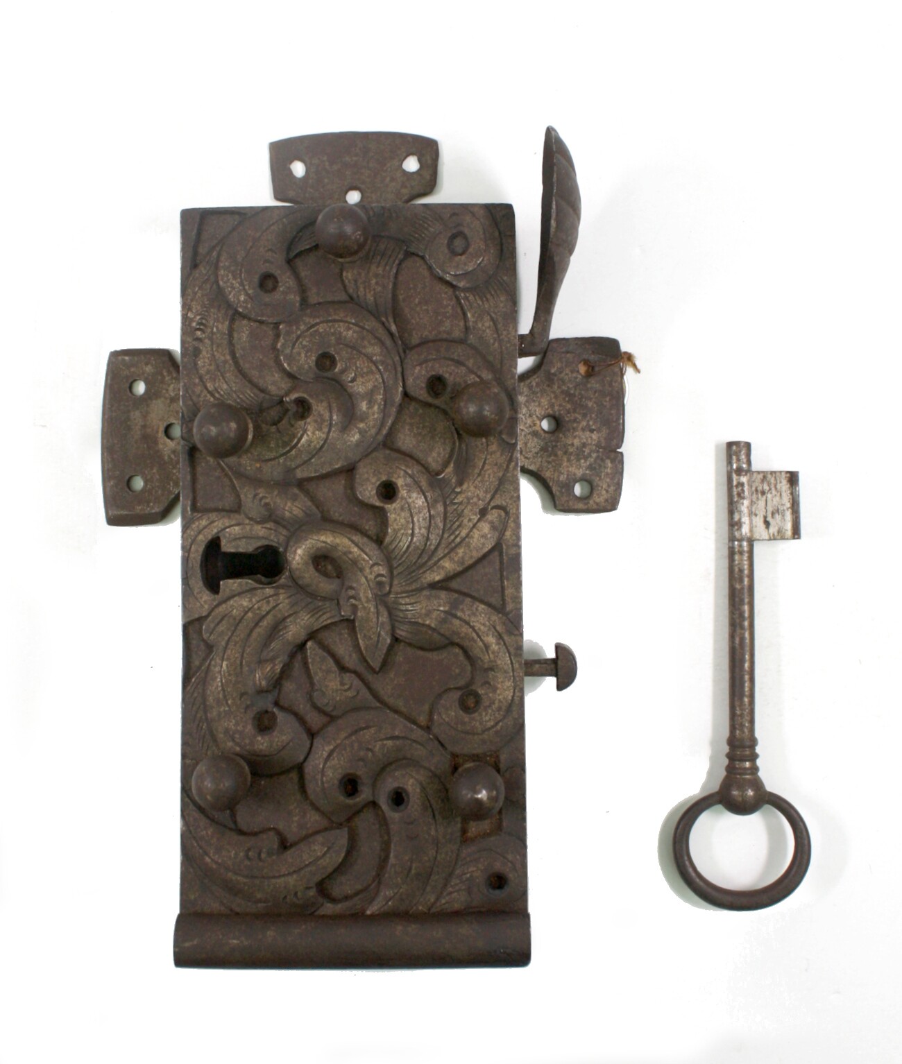 Kastenschloss mit Schlüssel (Jesuitenstift Weiberg) (Drilandmuseum CC BY-NC-SA)