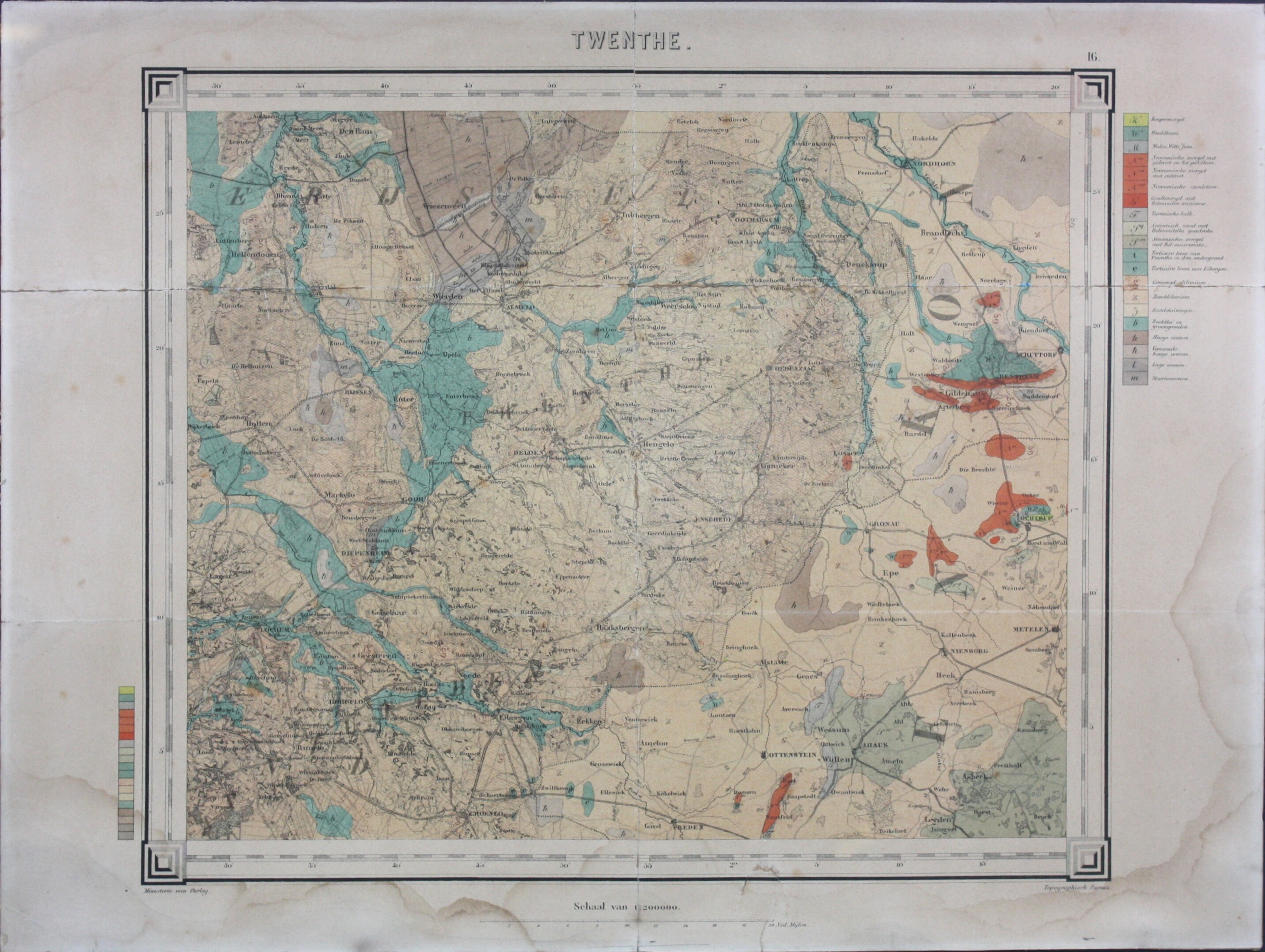Landkarte: Twenthe (Drilandmuseum CC BY-NC-SA)