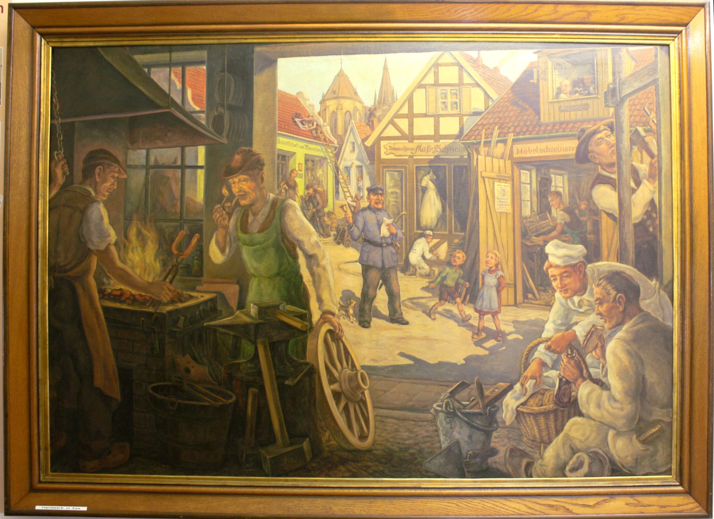 Gemälde: Eper Handwerk (Drilandmuseum CC BY-NC-SA)