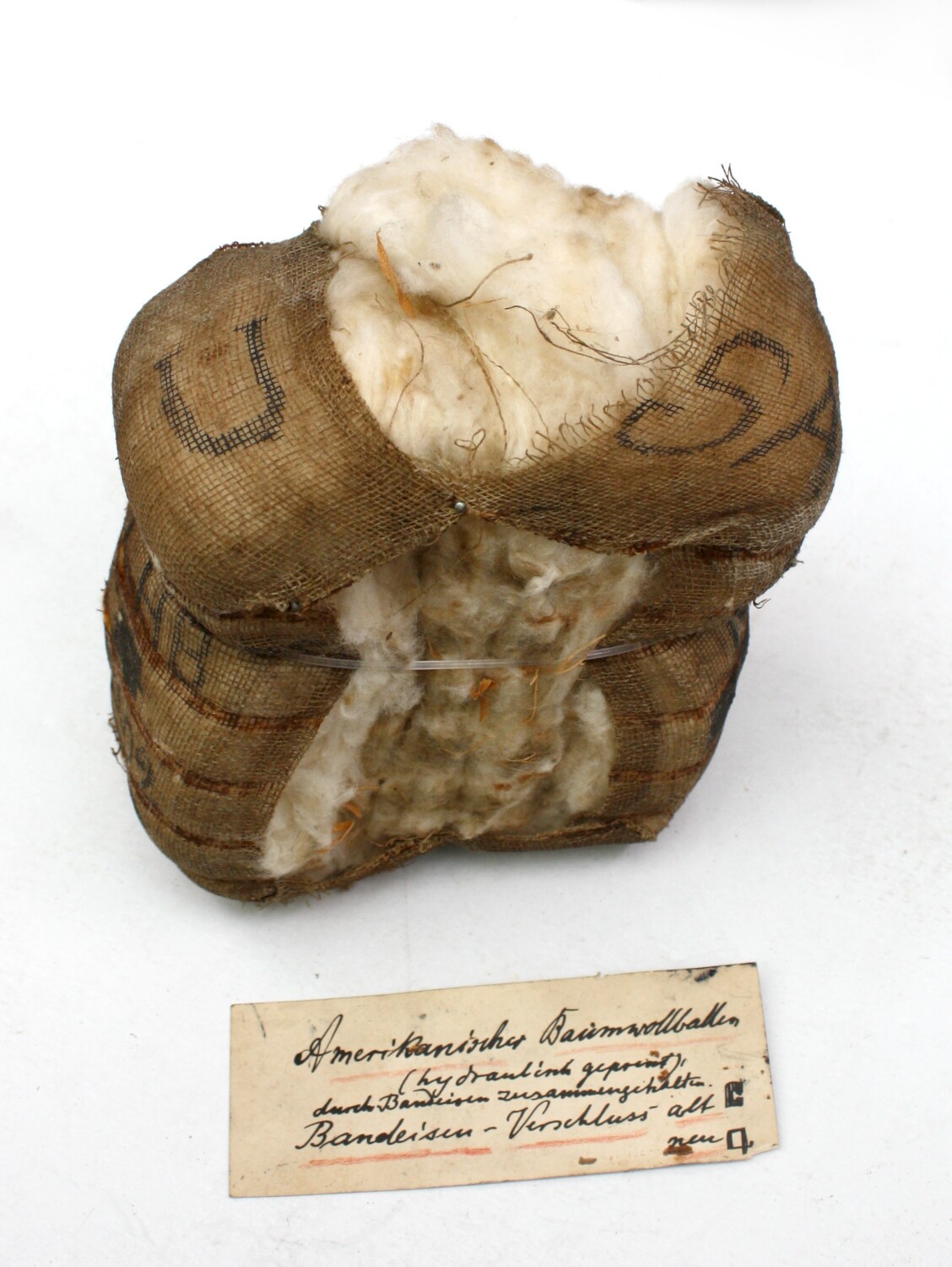 Amerikanischer Baumwollballen (Drilandmuseum CC BY-NC-SA)
