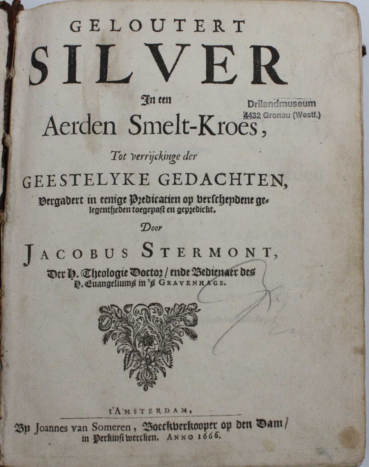 Predigtenbuch: "Geloutert Silver" (Niederlande) (Drilandmuseum CC BY-NC-SA)