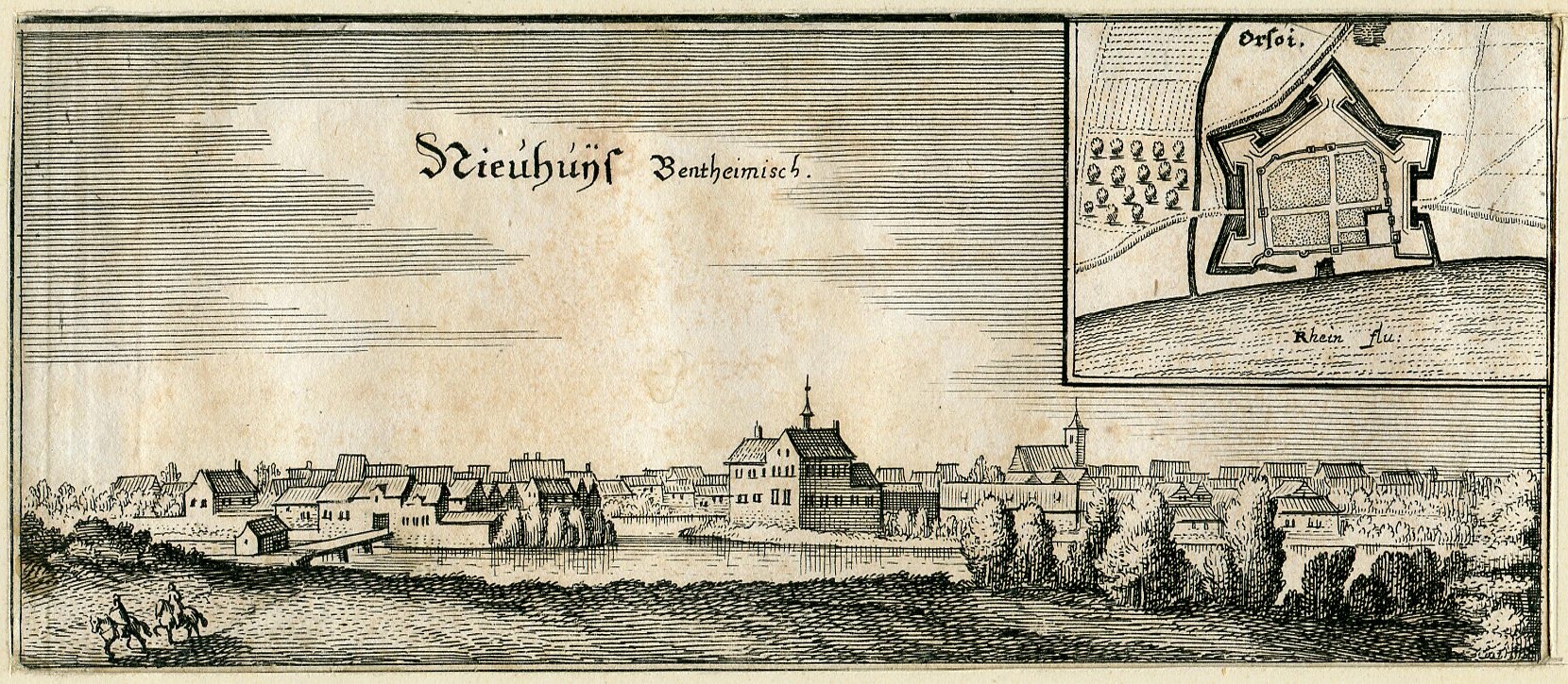 Kupferstich: Neuenhaus, Grafschaft Bentheim (Drilandmuseum CC BY-NC-SA)