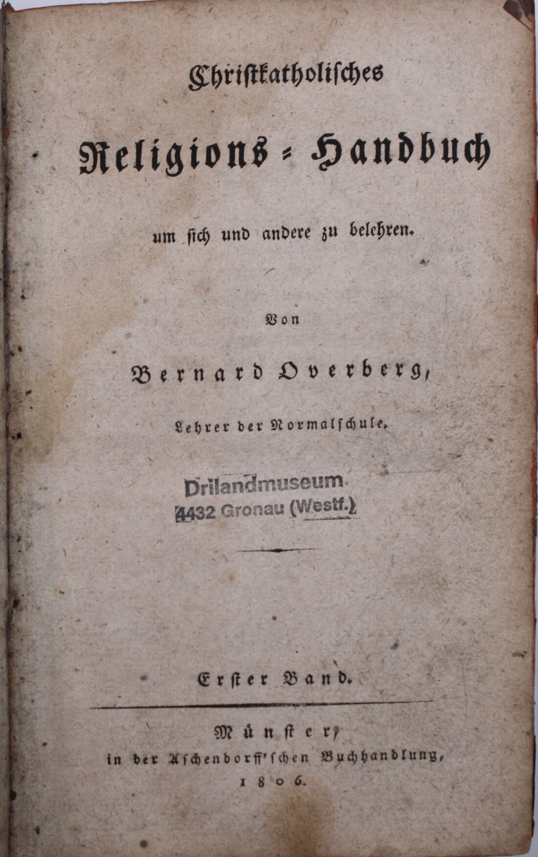 Buch: Christkatholisches Religions-Handbuch (Drilandmuseum CC BY-NC-SA)