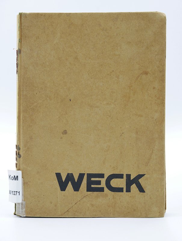 Lehr- und Handbuch: "Weck. Koche auf Vorrat" (o. J.) (Deutsches Kochbuchmuseum CC BY-NC-SA)