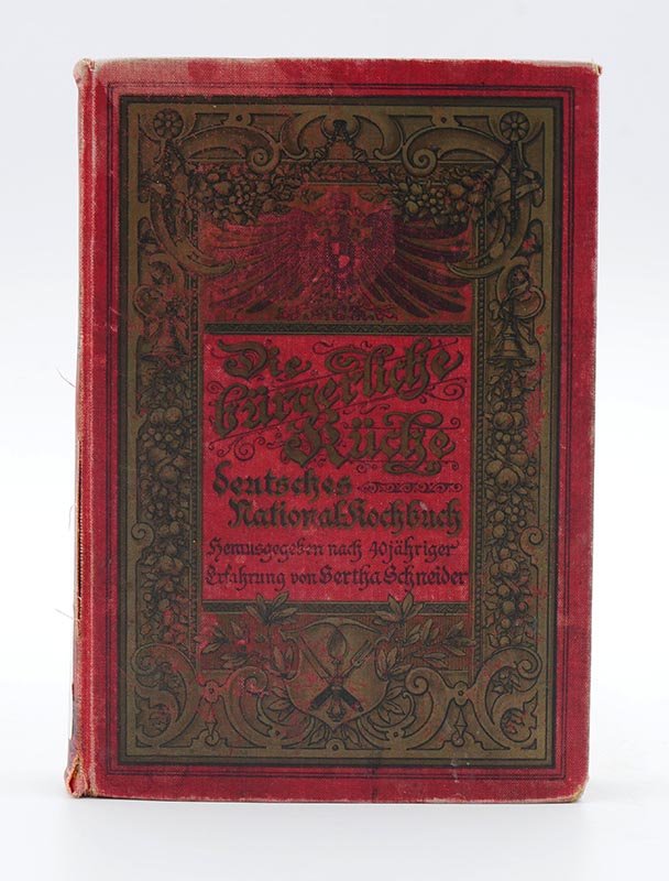 Handbuch: Bertha Schneider: "Die bürgerliche Köchin" (1896) (Deutsches Kochbuchmuseum CC BY-NC-SA)