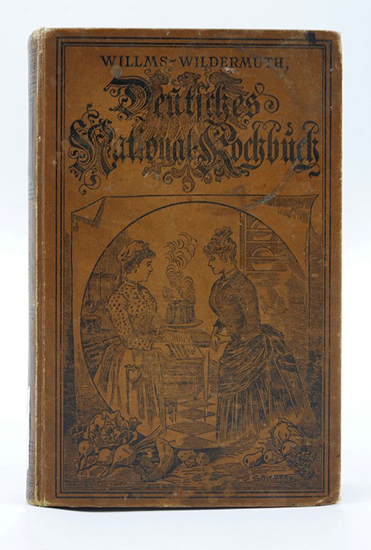Kochbuch: Agnes Willms-Wildermuth: "Deutsches National-Kochbuch" (o. J.) (Deutsches Kochbuchmuseum CC BY-NC-SA)