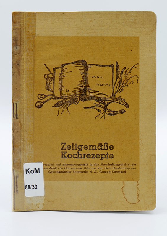Kochbuch: "Zeitgemäße Kochrezepte" (1946) (Deutsches Kochbuchmuseum CC BY-NC-SA)