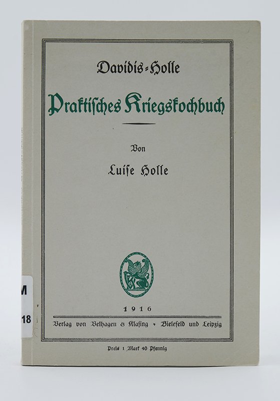 Nachdruck. Kochbuch: Henriette Davidis, Luise Holle: "Praktisches Kriegskochbuch" (1916) (Deutsches Kochbuchmuseum CC BY-NC-SA)