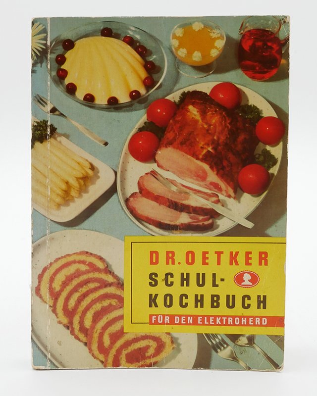 Kochbuch: "Dr. Oetker Schul-Kochbuch für den Elektroherd" (Deutsches Kochbuchmuseum CC BY-NC-SA)