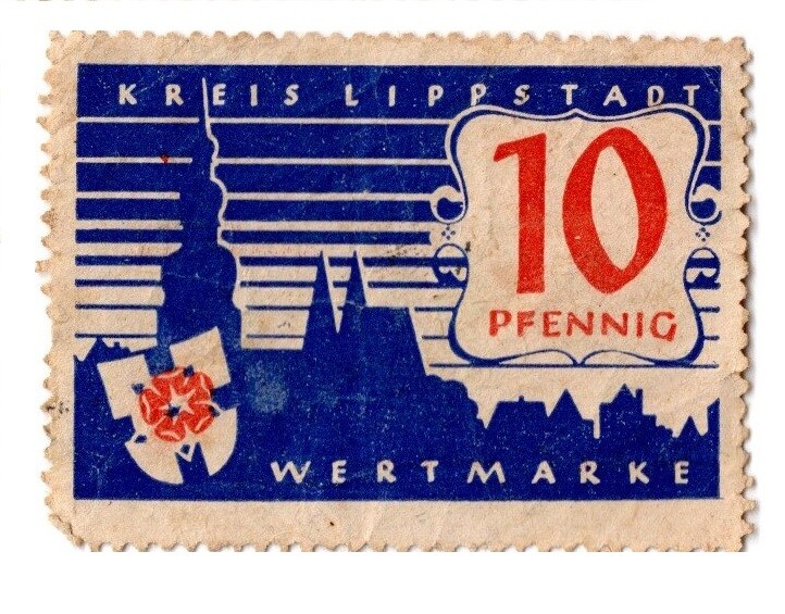 10 Pfennig Wertmarke (Stadtmuseum Lippstadt RR-F)