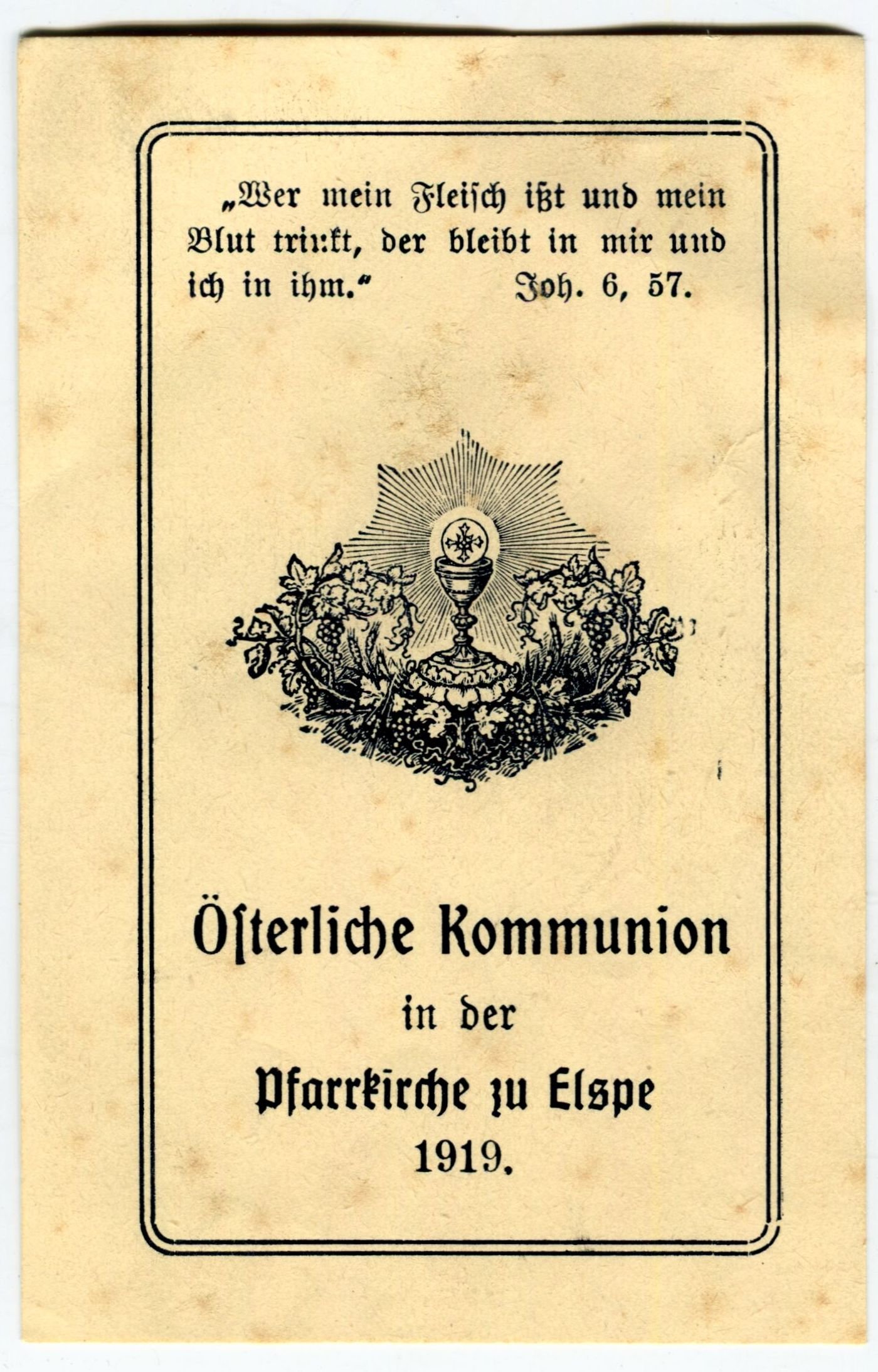 Osterkommunion Elspe 1919 (Stadtmuseum Lippstadt RR-F)