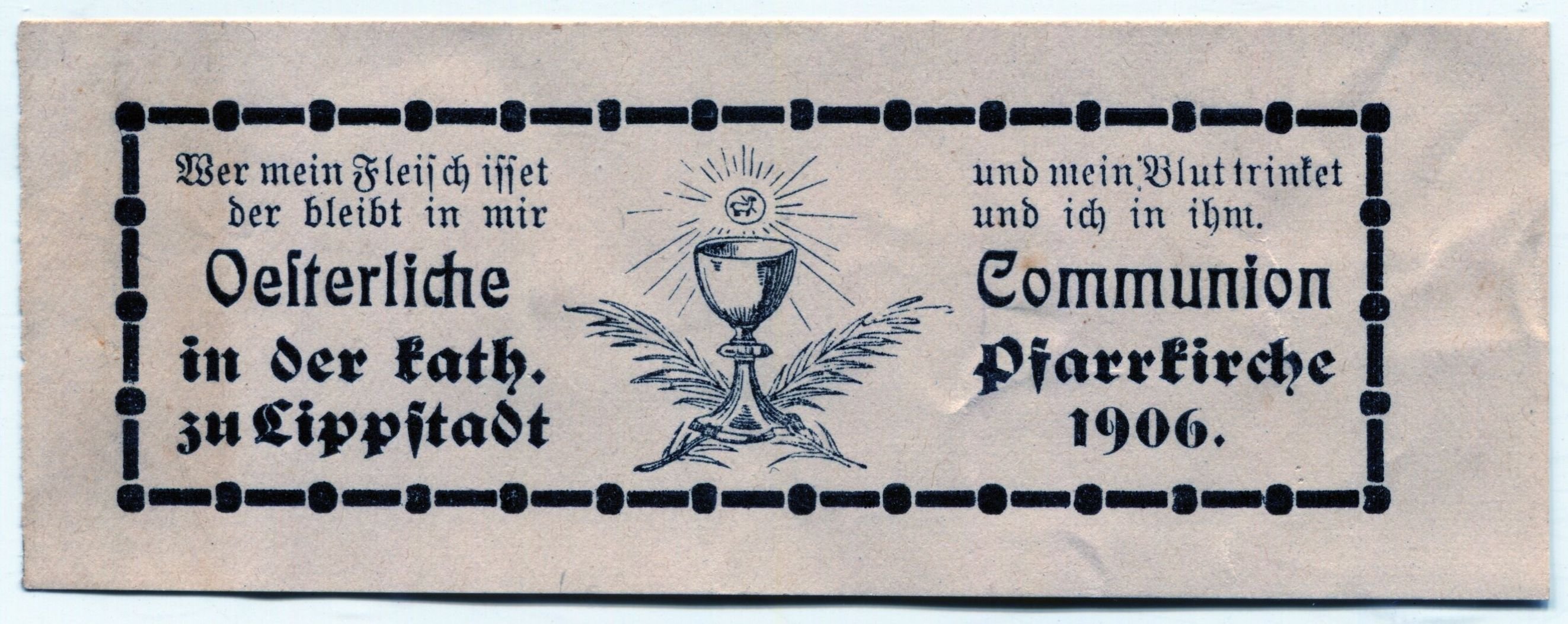 Osterkommunion Lippstadt 1906 (Stadtmuseum Lippstadt RR-F)
