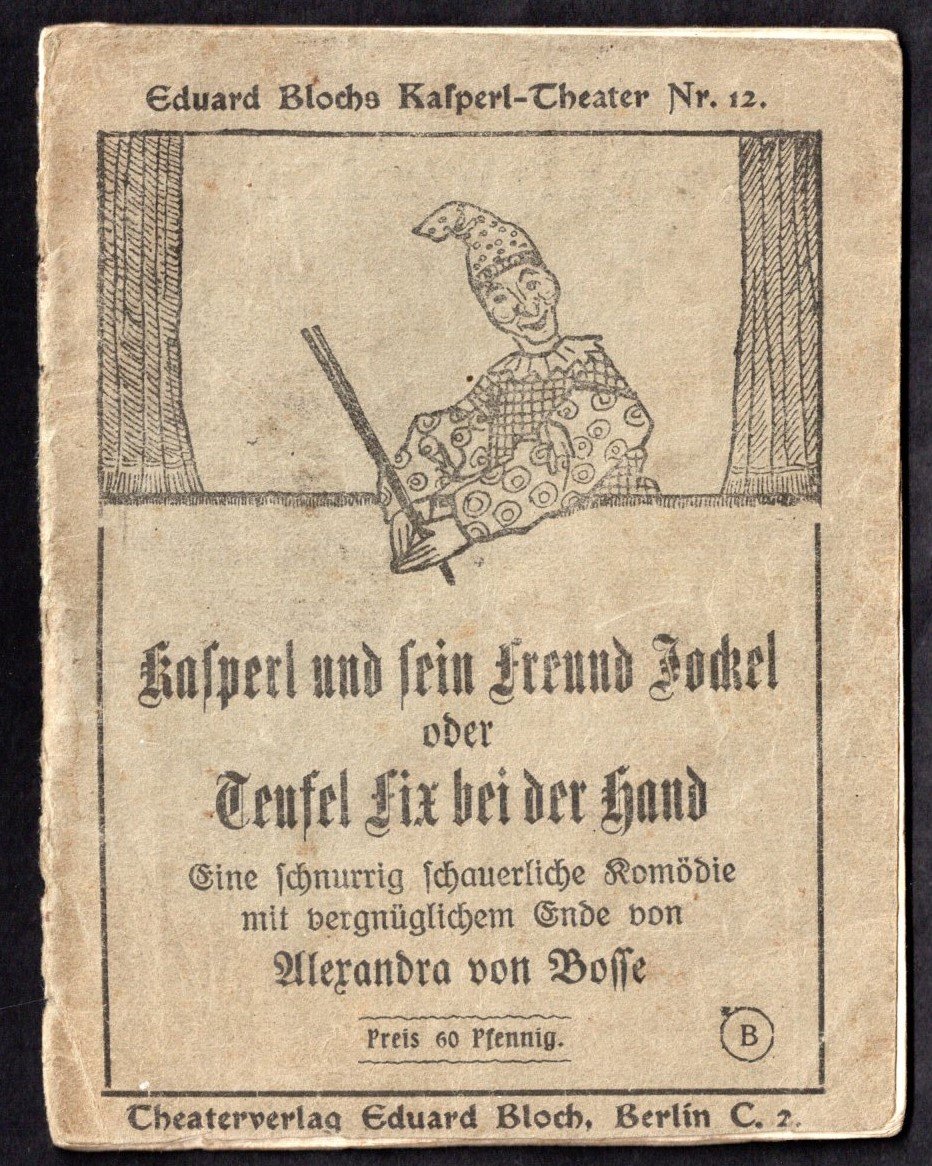Textheft : Kasperl und sein Freund Jockel oder Teufel fix bei der Hand (Stadtmuseum Lippstadt RR-F)