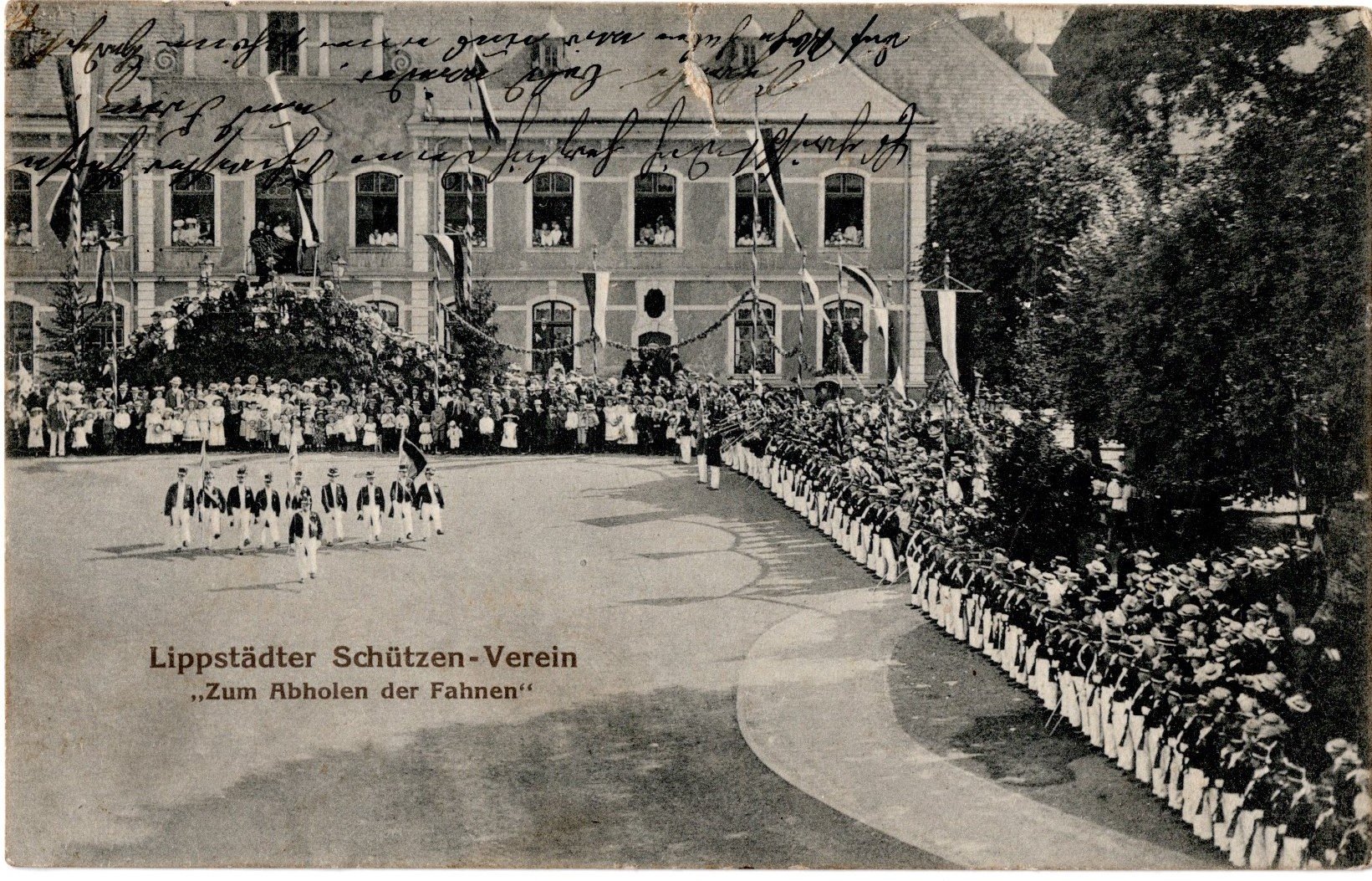Postkarte : Lippstädter Schützenverein 1913 (Stadtmuseum Lippstadt RR-F)
