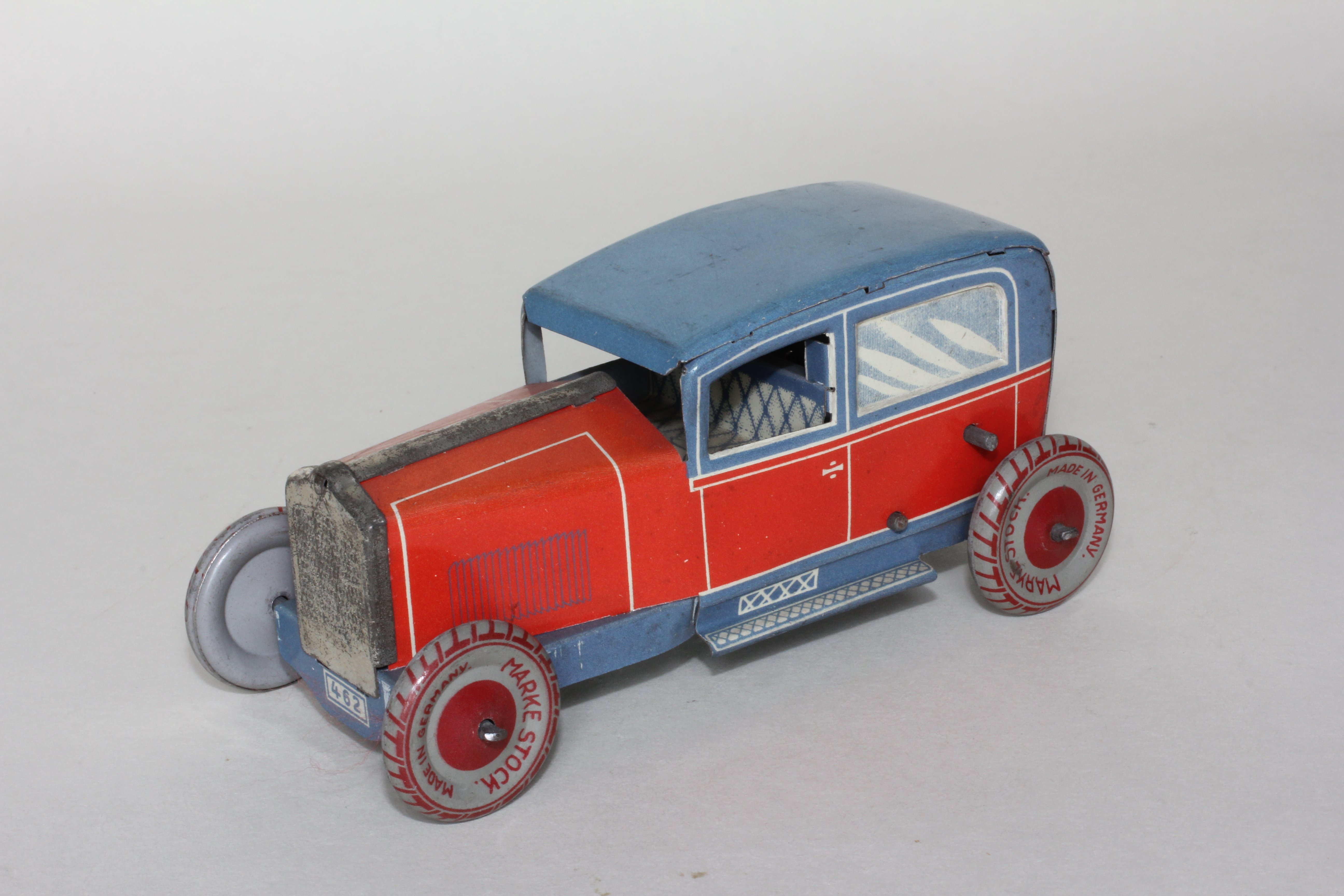 Aufziehspielzeug: Spielzeugauto Limousine (Stadtmuseum Lippstadt RR-F)