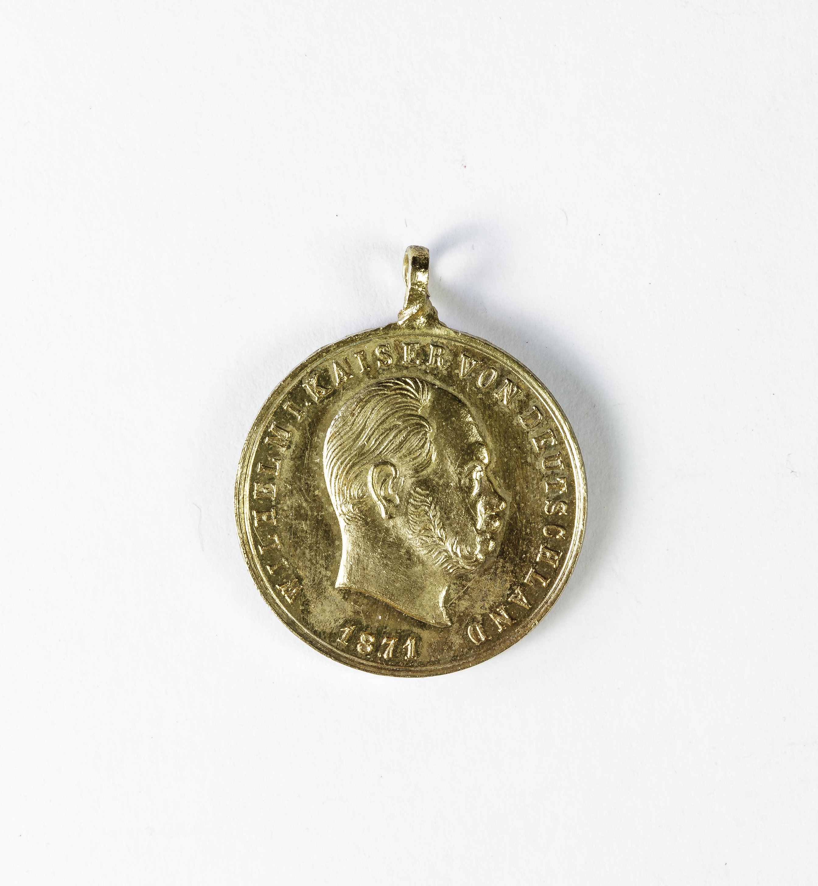 Medaille: Anhänger Kriegerverein (Stadtmuseum Lippstadt CC BY-NC-SA)