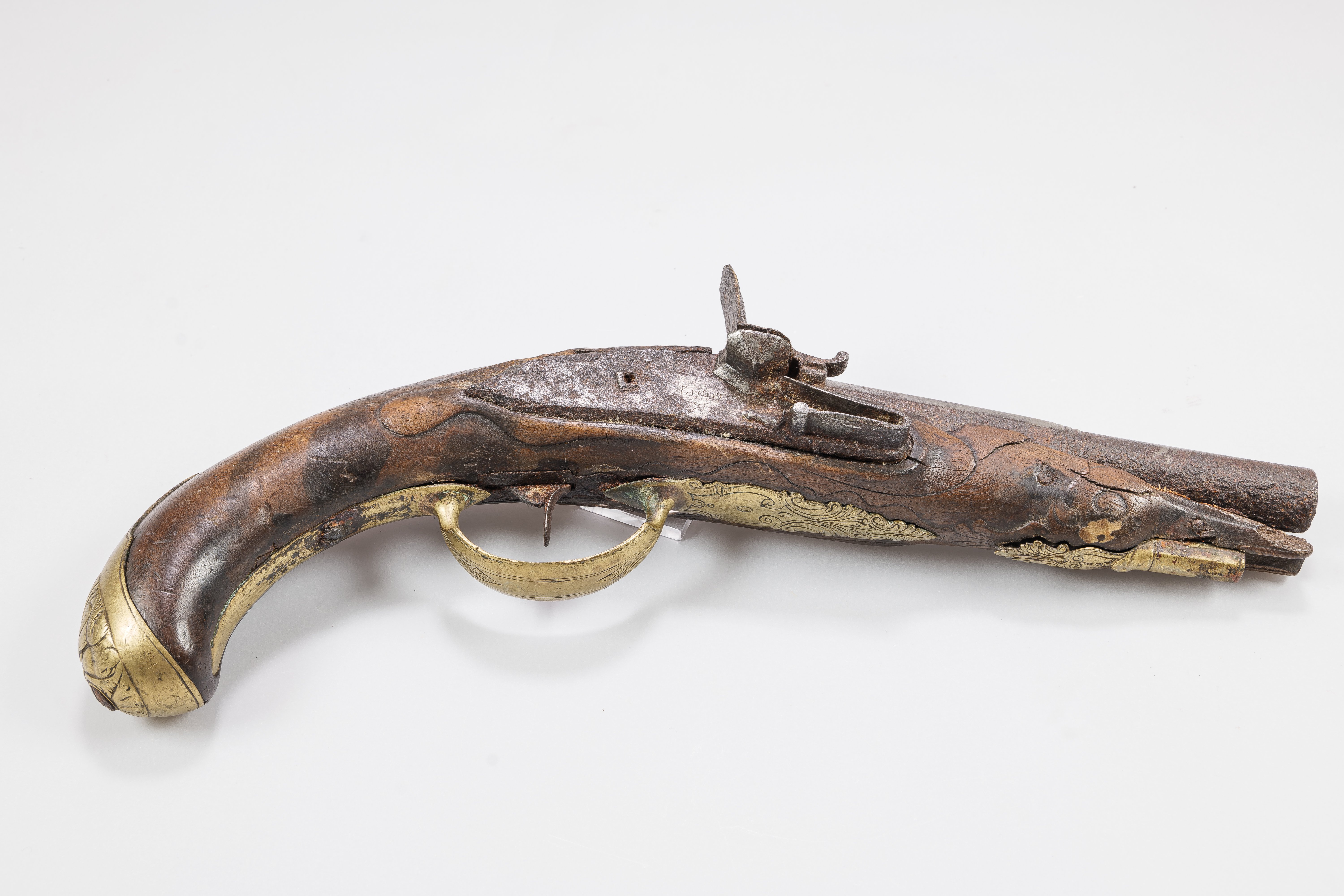 Pistole: Steinschlosspistole (Stadtmuseum Lippstadt CC BY-NC-SA)