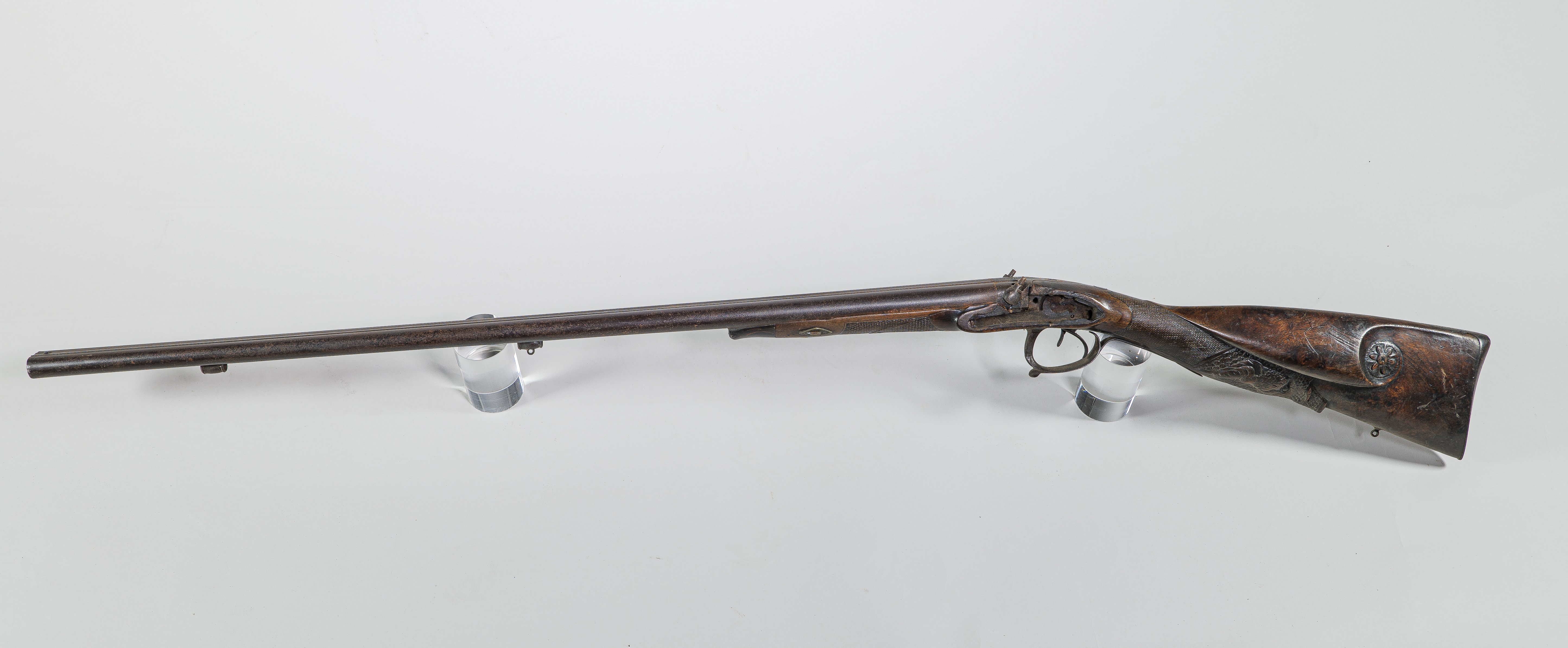Gewehr: Doppelflinte (Stadtmuseum Lippstadt CC BY-NC-SA)
