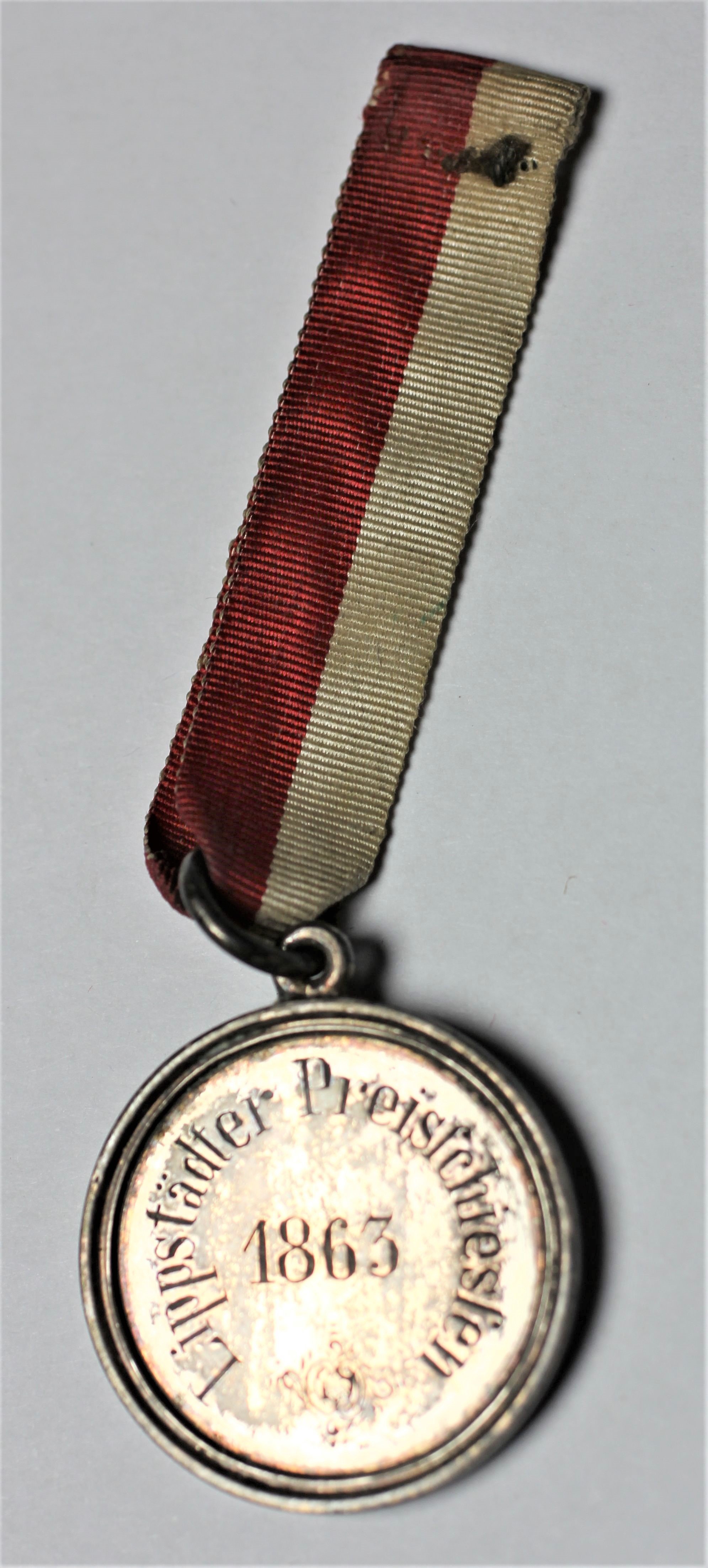 Medaille Preisschiessen 1852 (Stadtmuseum Lippstadt CC BY-NC-ND)