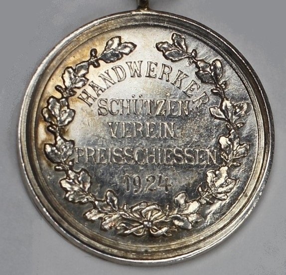 Medaille Preisschießen 1924 (Stadtmuseum Lippstadt CC BY-NC-ND)