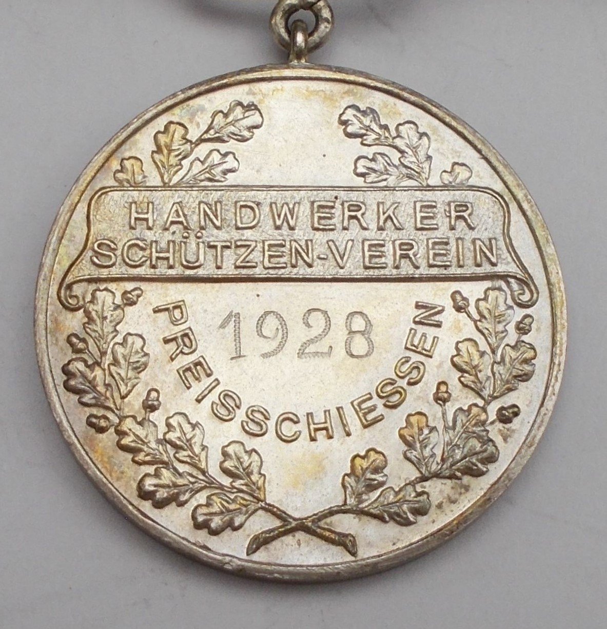 Medaille Preisschießen Handwerker Schützenverein 1928 (Stadtmuseum Lippstadt CC BY-NC-ND)