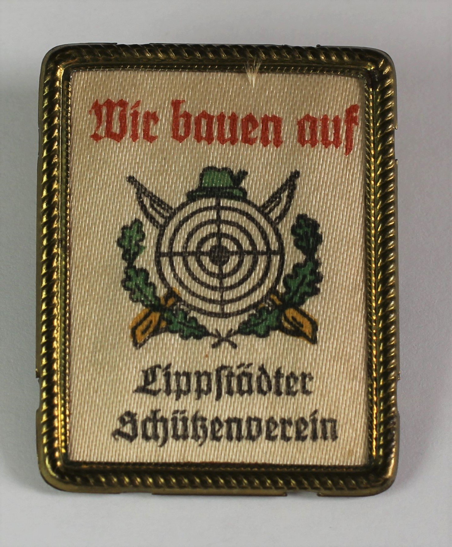 Plakette Lippstädter Schützenverein (Stadtmuseum Lippstadt CC BY-NC-ND)