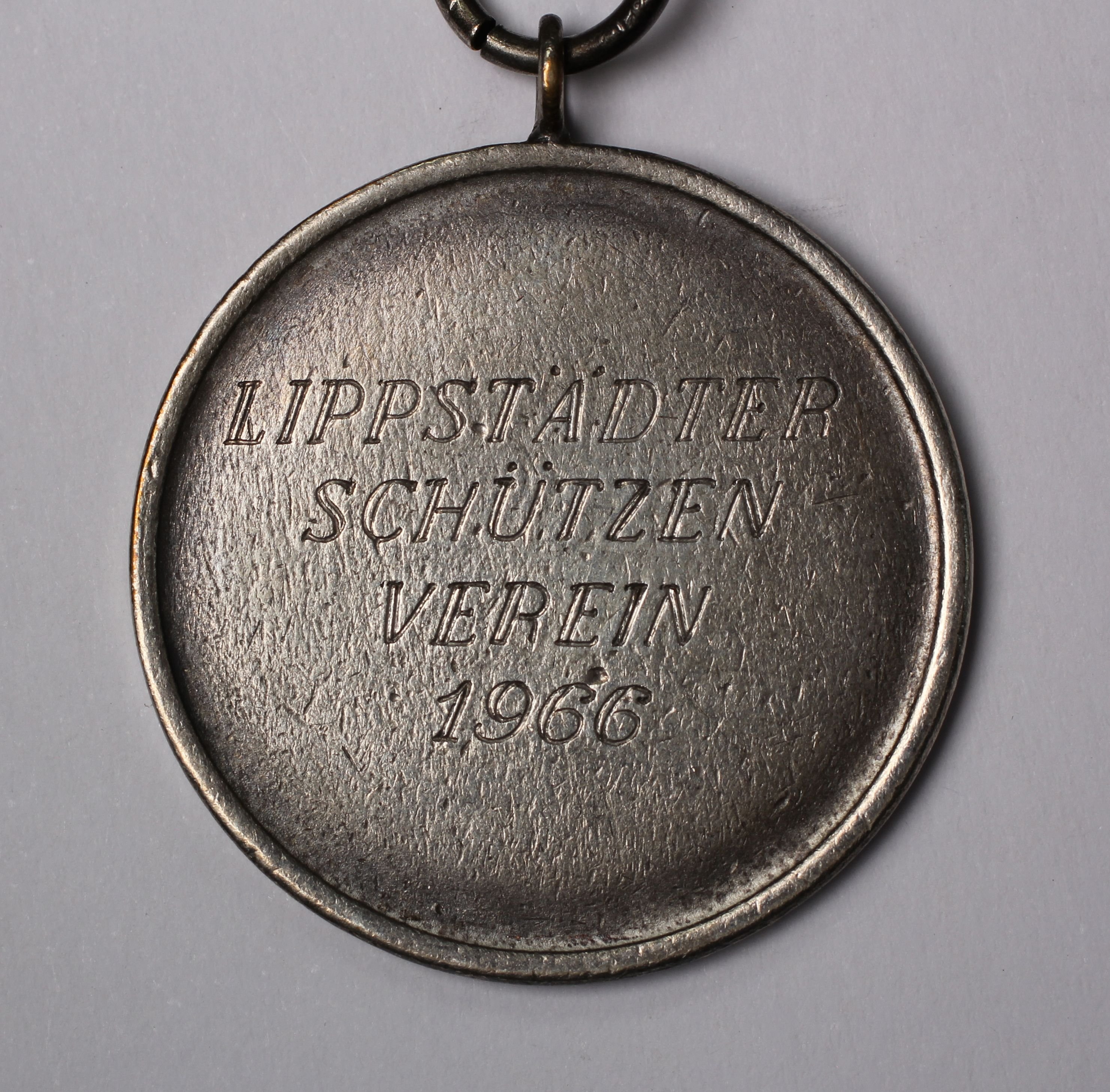 Medaille Lippstädter Schützenverein 1966 (Stadtmuseum Lippstadt CC BY-NC-ND)