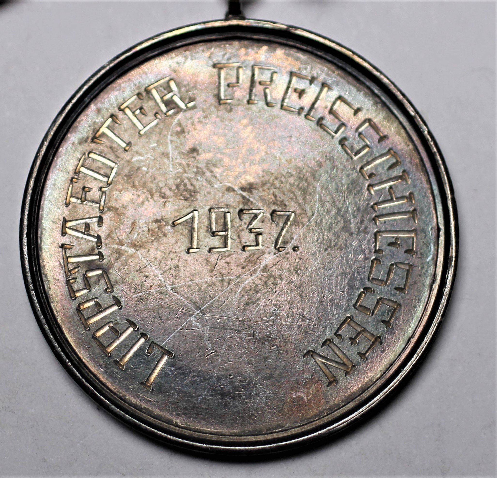 Medaille Lippstädter Preisschießen 1937 (Stadtmuseum Lippstadt CC BY-NC-ND)