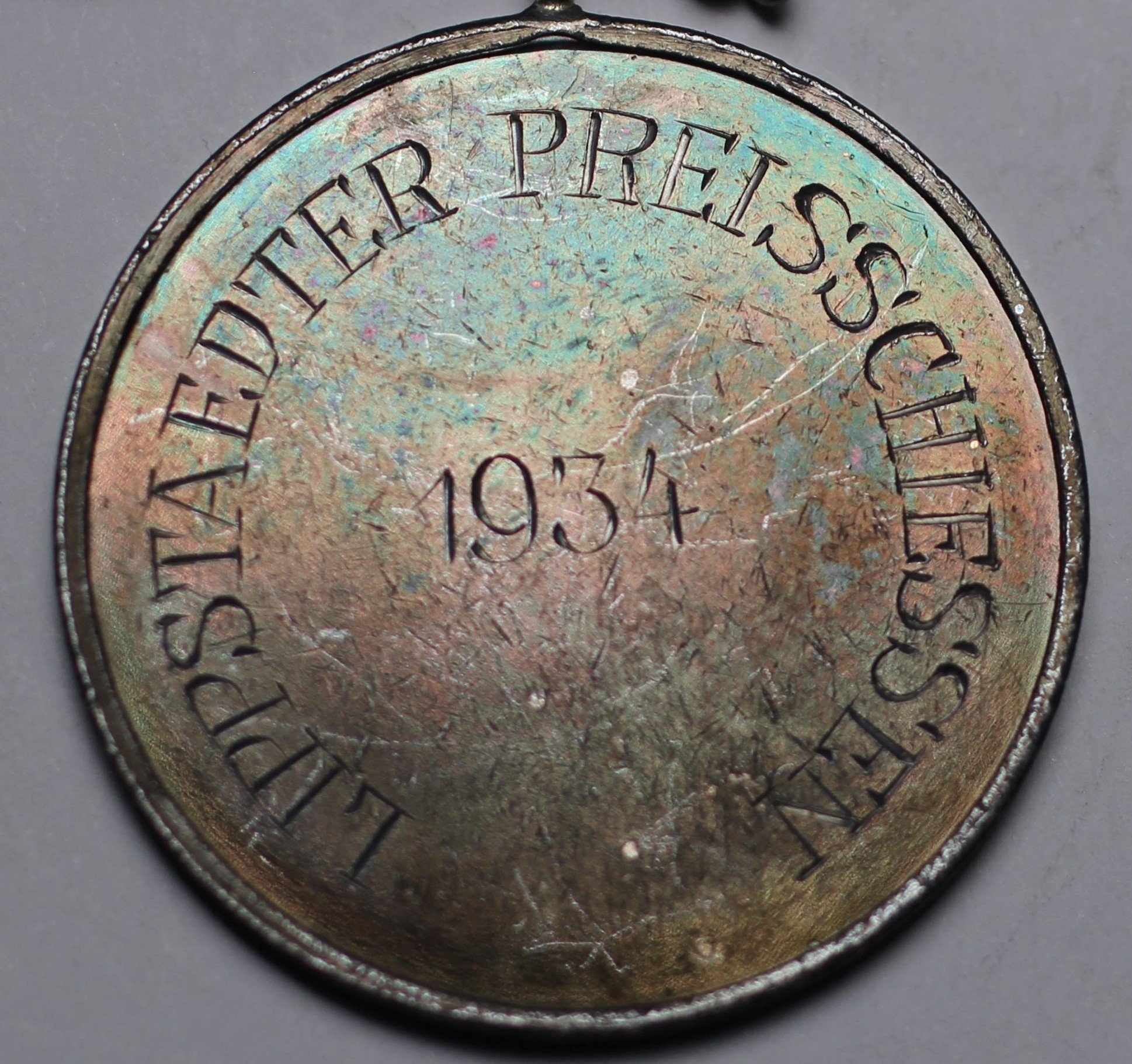 Medaille Lippstädter Preisschießen 1934 (Stadtmuseum Lippstadt CC BY-NC-ND)
