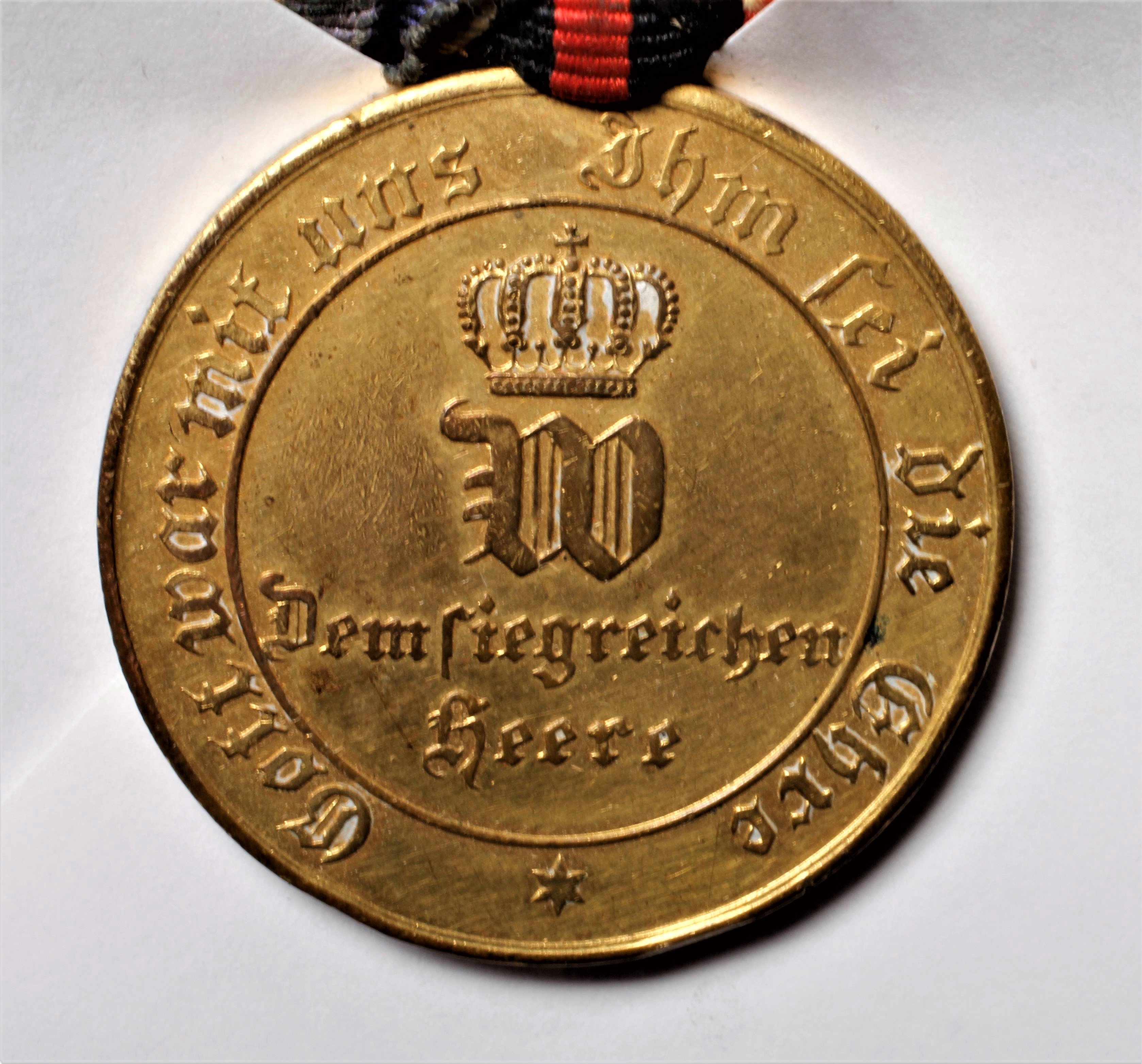 Medaille Kriegsgedenkmedaille 1870 / 1871 (Stadtmuseum Lippstadt CC BY-NC-ND)