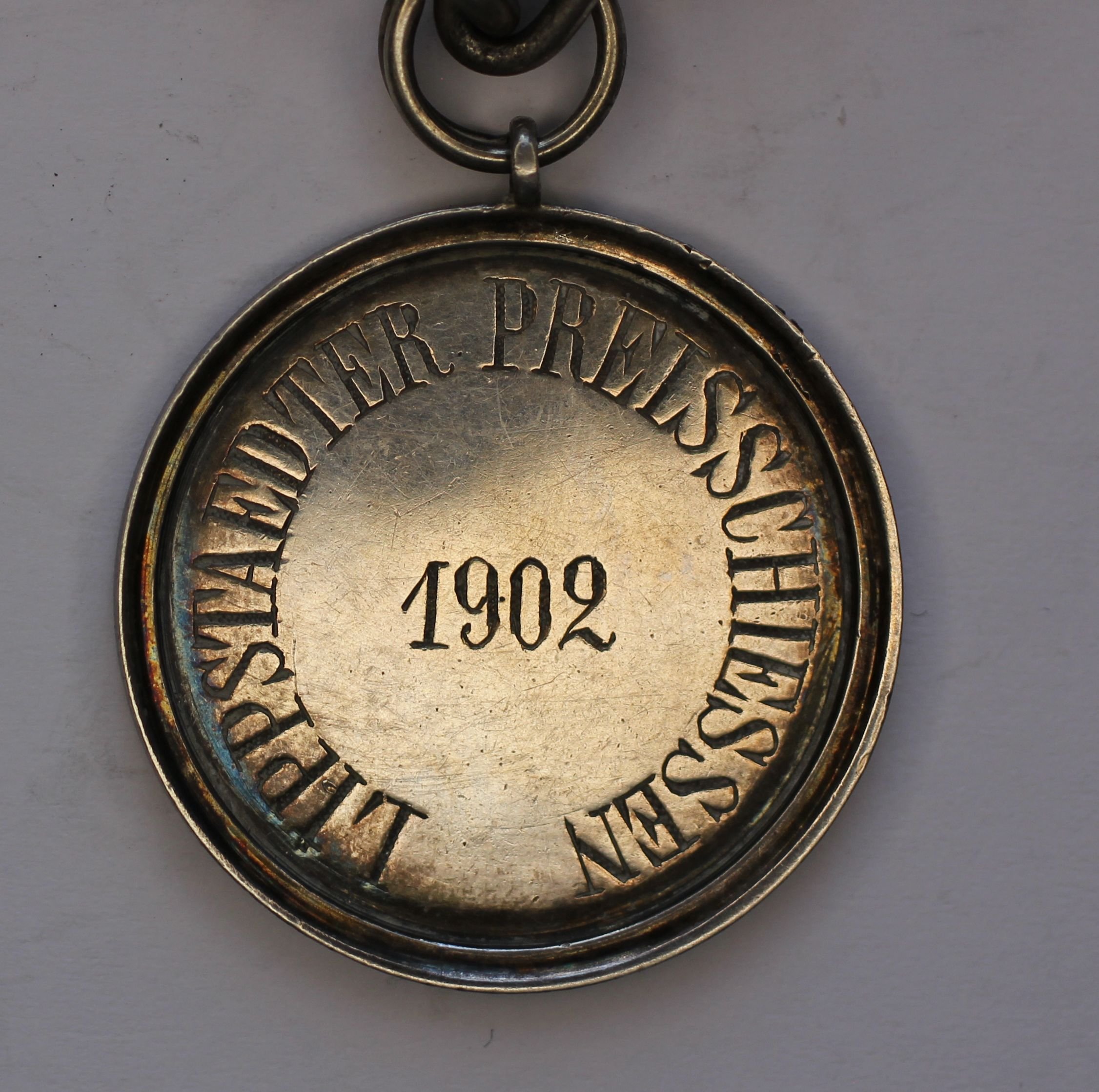 Medaille Lippstädter Preisschießen 1902 (Stadtmuseum Lippstadt CC BY-NC-ND)