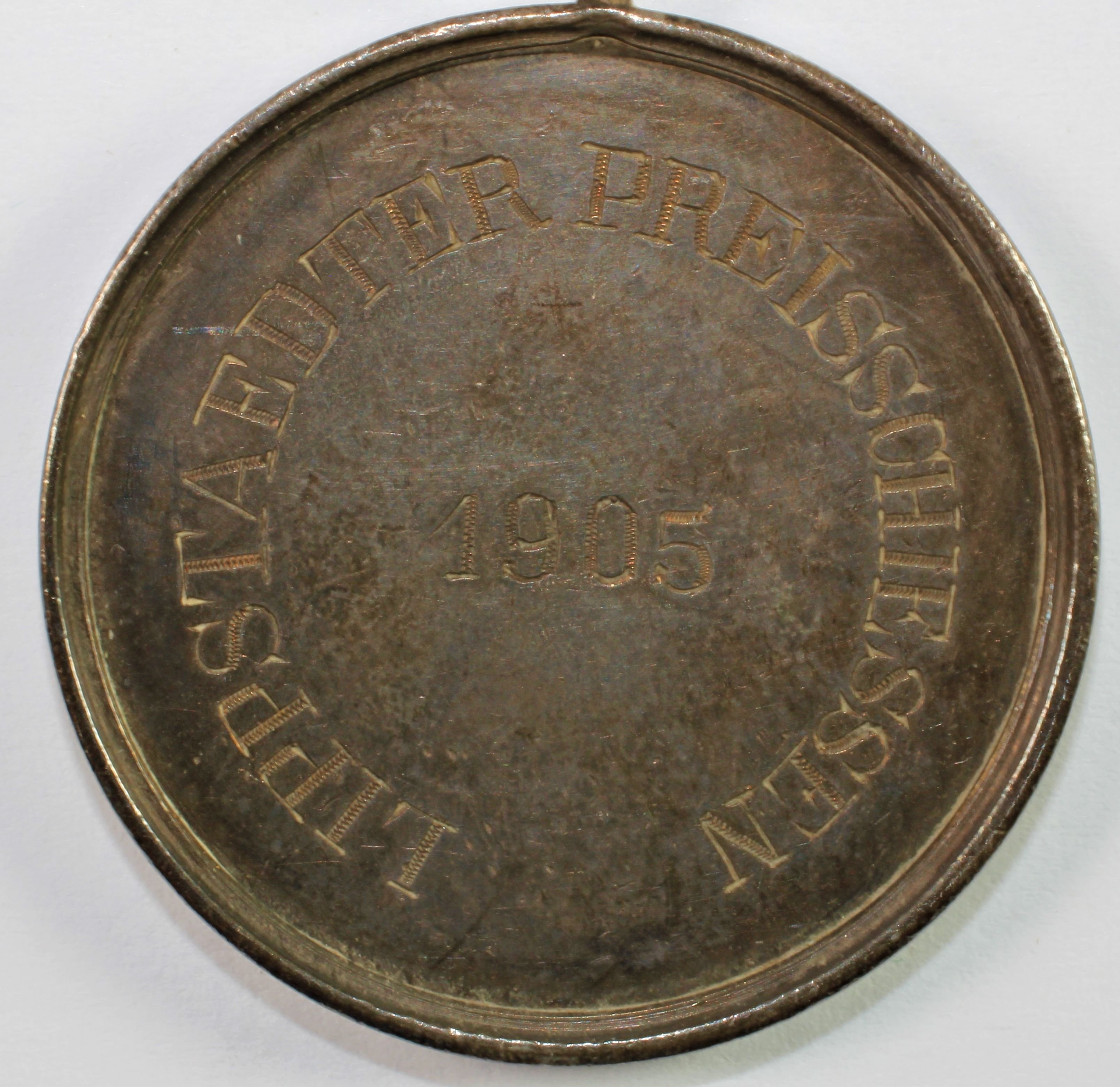 Medaille Lippstädter Preisschießen 1905 (Stadtmuseum Lippstadt CC BY-NC-ND)