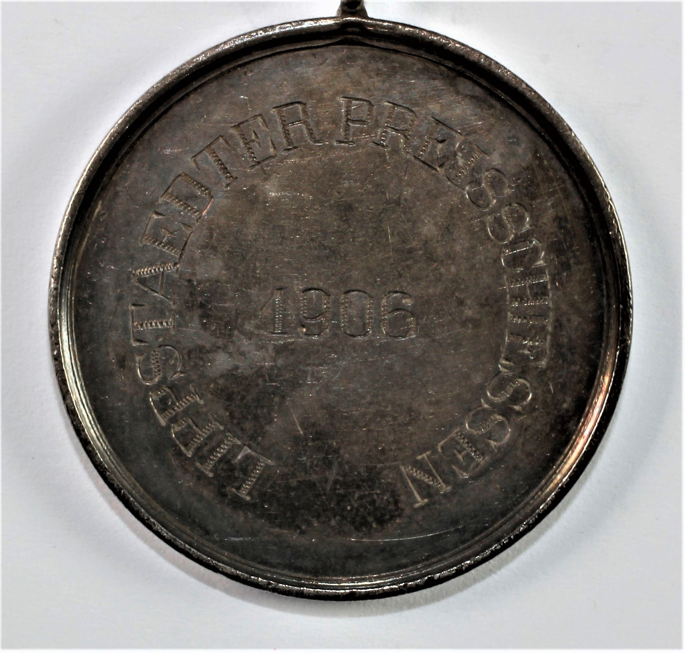 Medaille Lippstädter Preisschießen 1906 (Stadtmuseum Lippstadt CC BY-NC-ND)