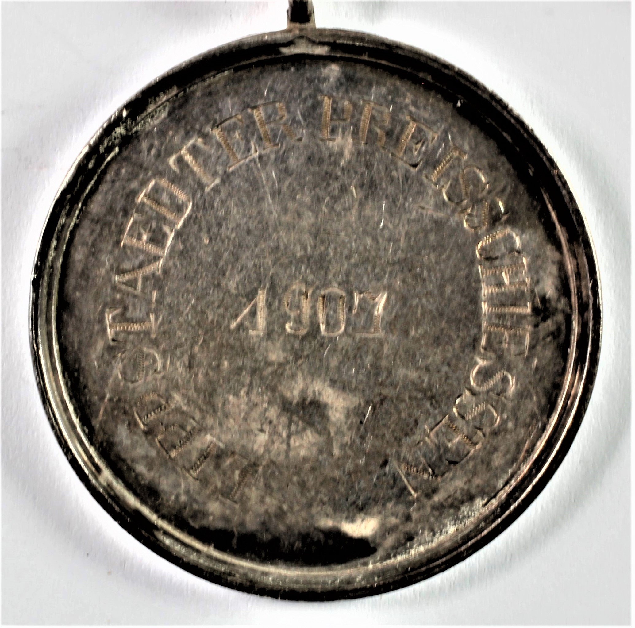 Medaille Lippstädter Preisschießen 1907 (Stadtmuseum Lippstadt CC BY-NC-ND)