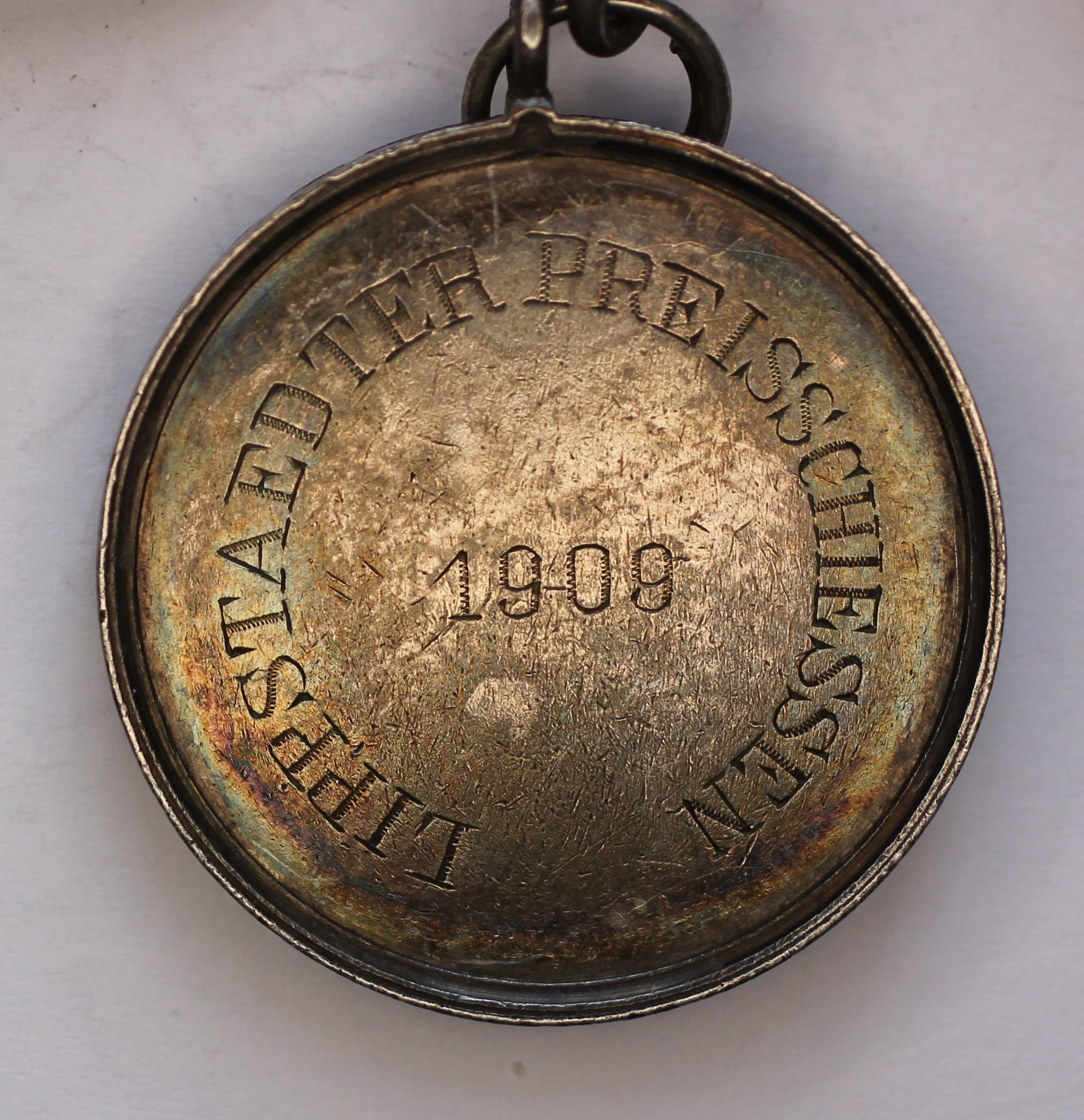 Medaille Lippstädter Preisschießen 1909 (Stadtmuseum Lippstadt CC BY-NC-ND)
