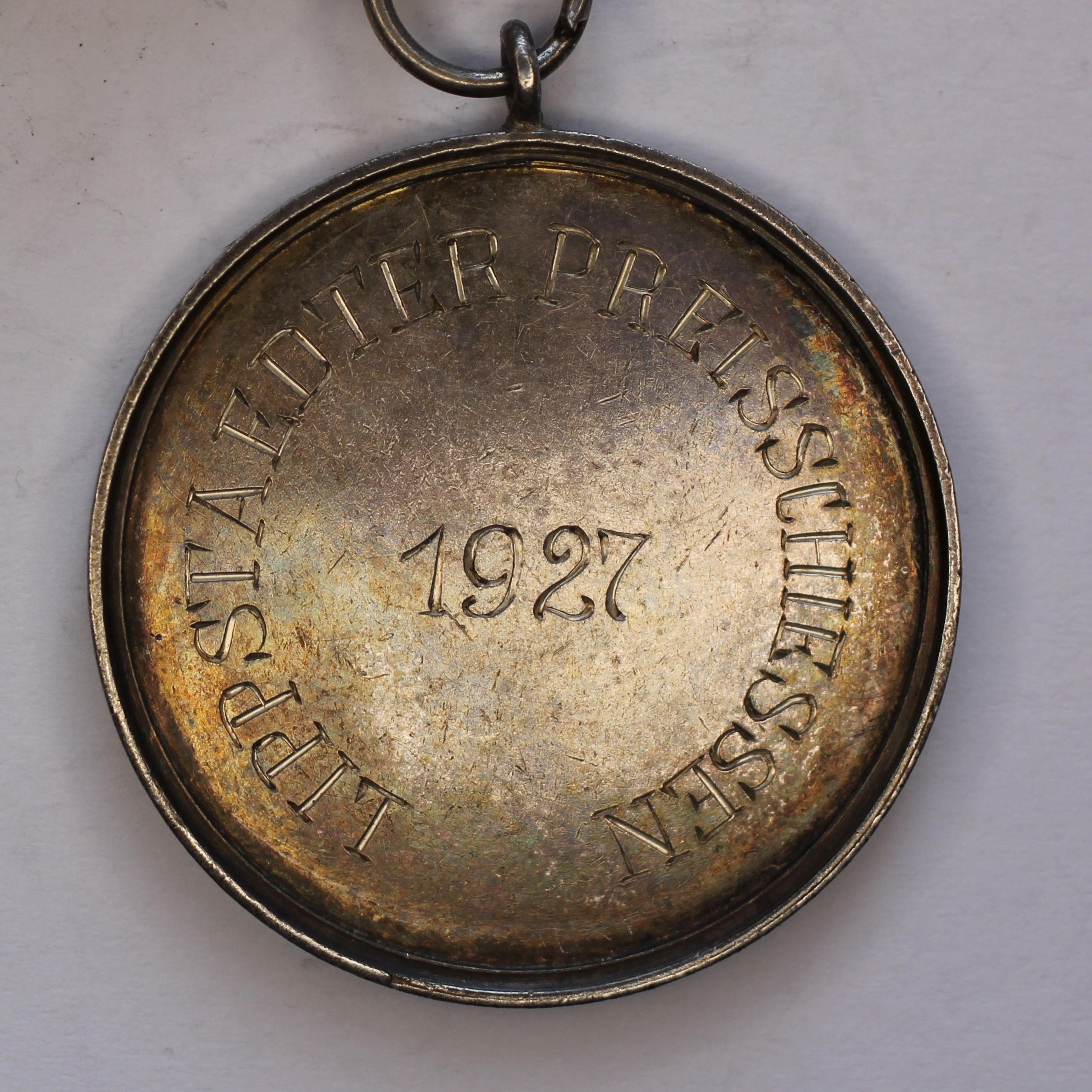 Medaille Lippstädter Preisschießen 1927 (Stadtmuseum Lippstadt CC BY-NC-ND)