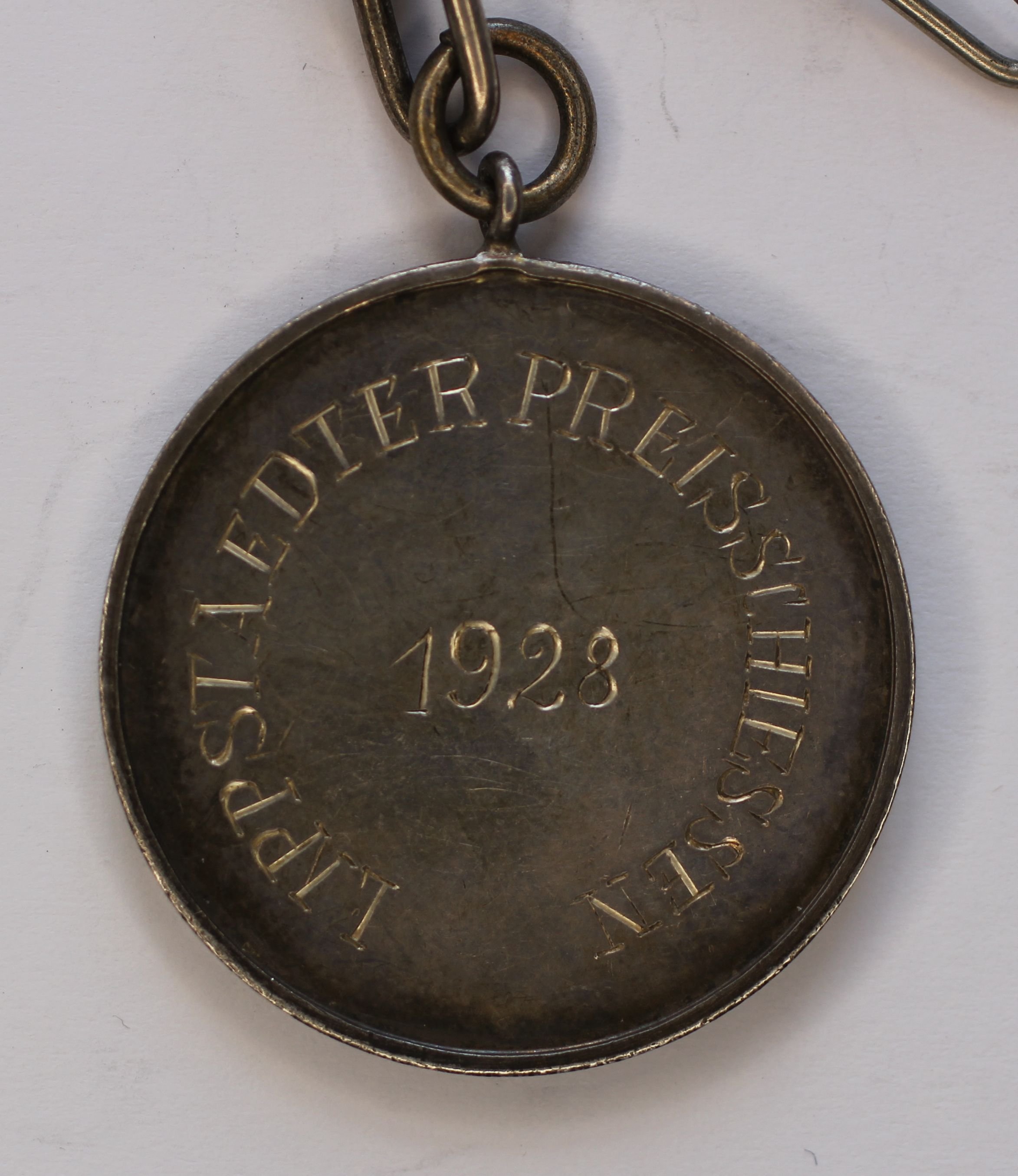 Medaille Lippstädter Preisschießen 1928 (Stadtmuseum Lippstadt CC BY-NC-ND)