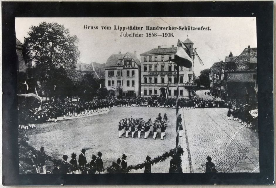 Fotografie Schützenfest Handwerker Schützenverein Lippstadt 1908 (Erwin Speich CC BY-NC-ND)