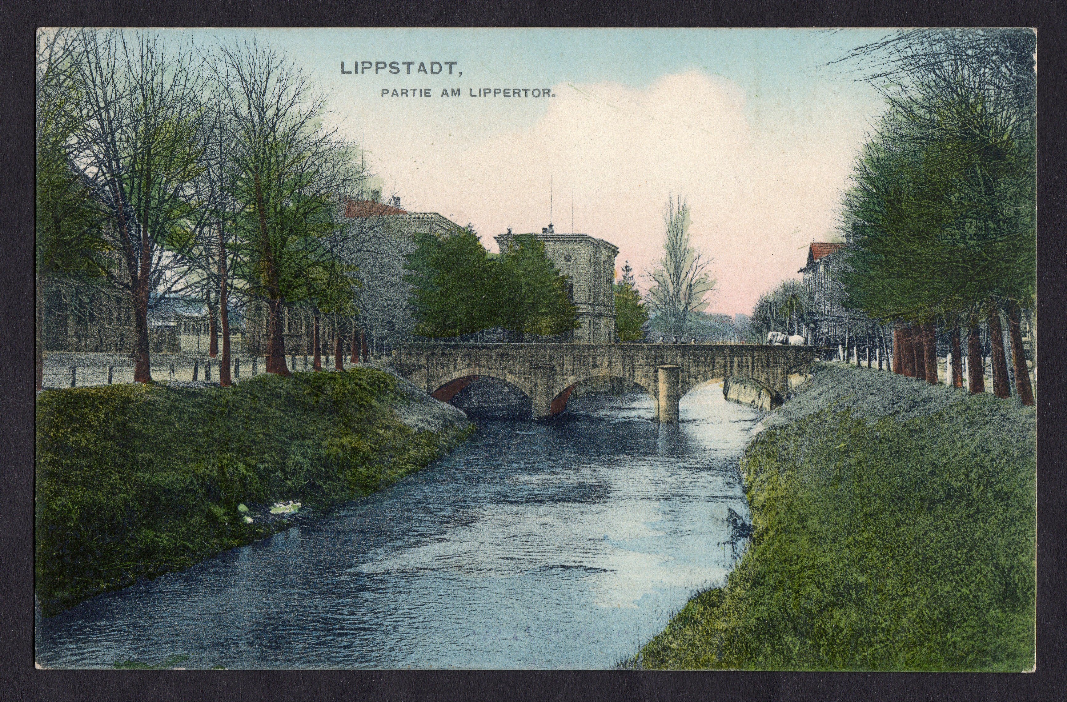 Postkarte Lippertor (Stadtmuseum Lippstadt CC BY-NC-SA)