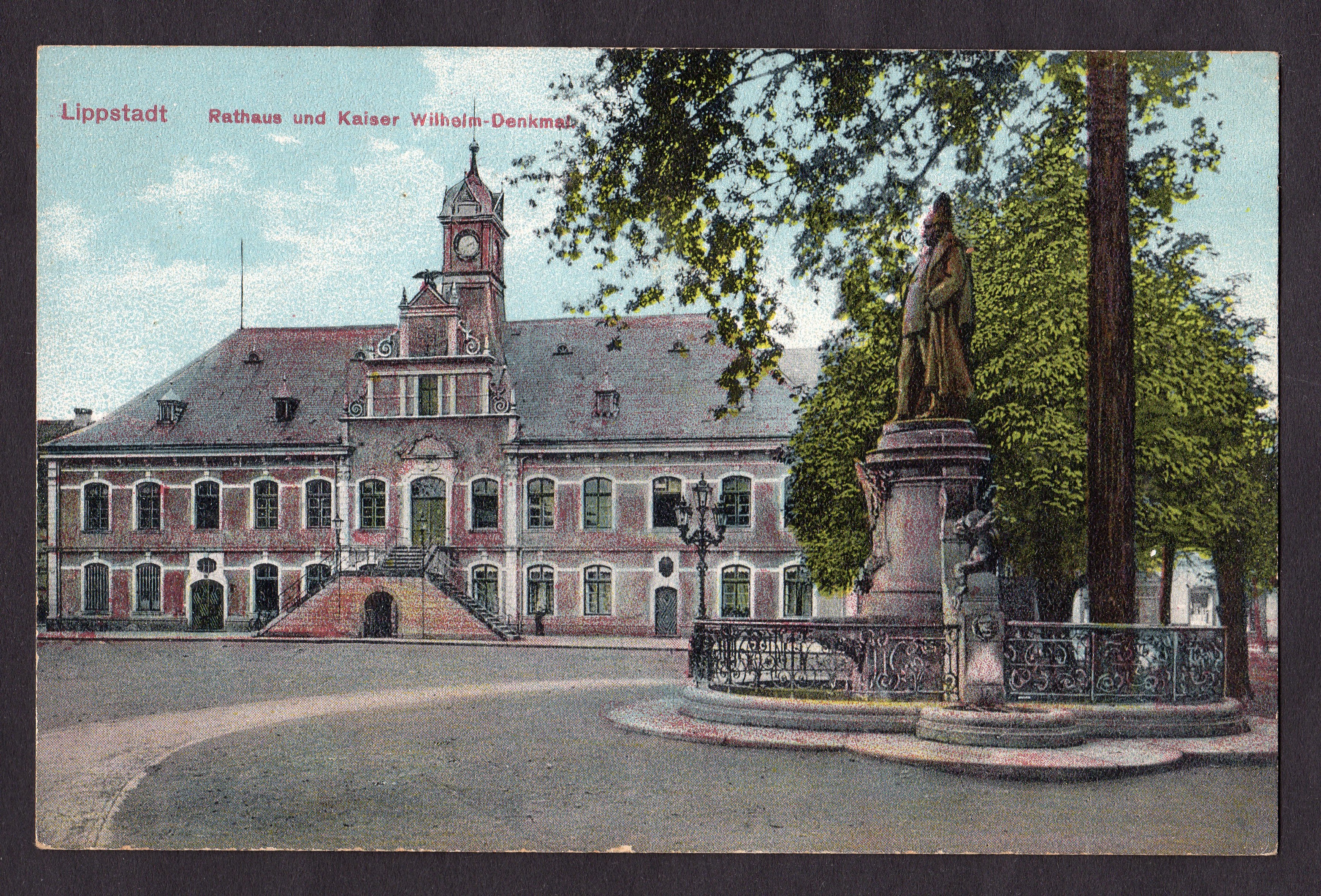 Postkarte Rathaus (Stadtmuseum Lippstadt CC BY-NC-SA)