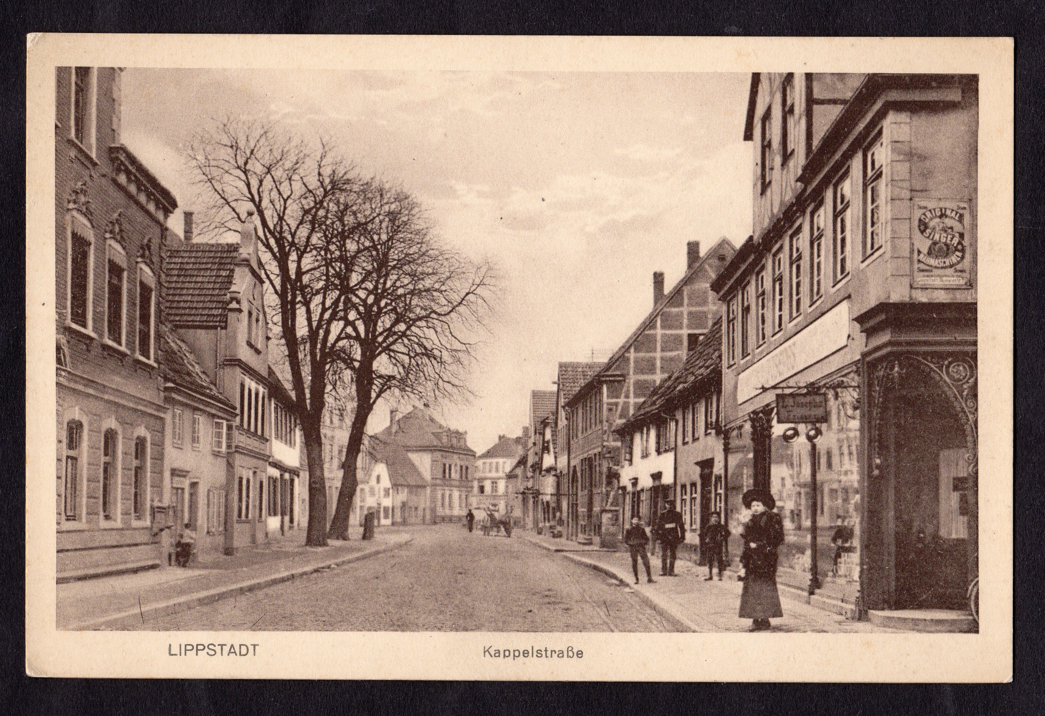 Postkarte Kappelstraße (Stadtmuseum Lippstadt CC BY-NC-SA)