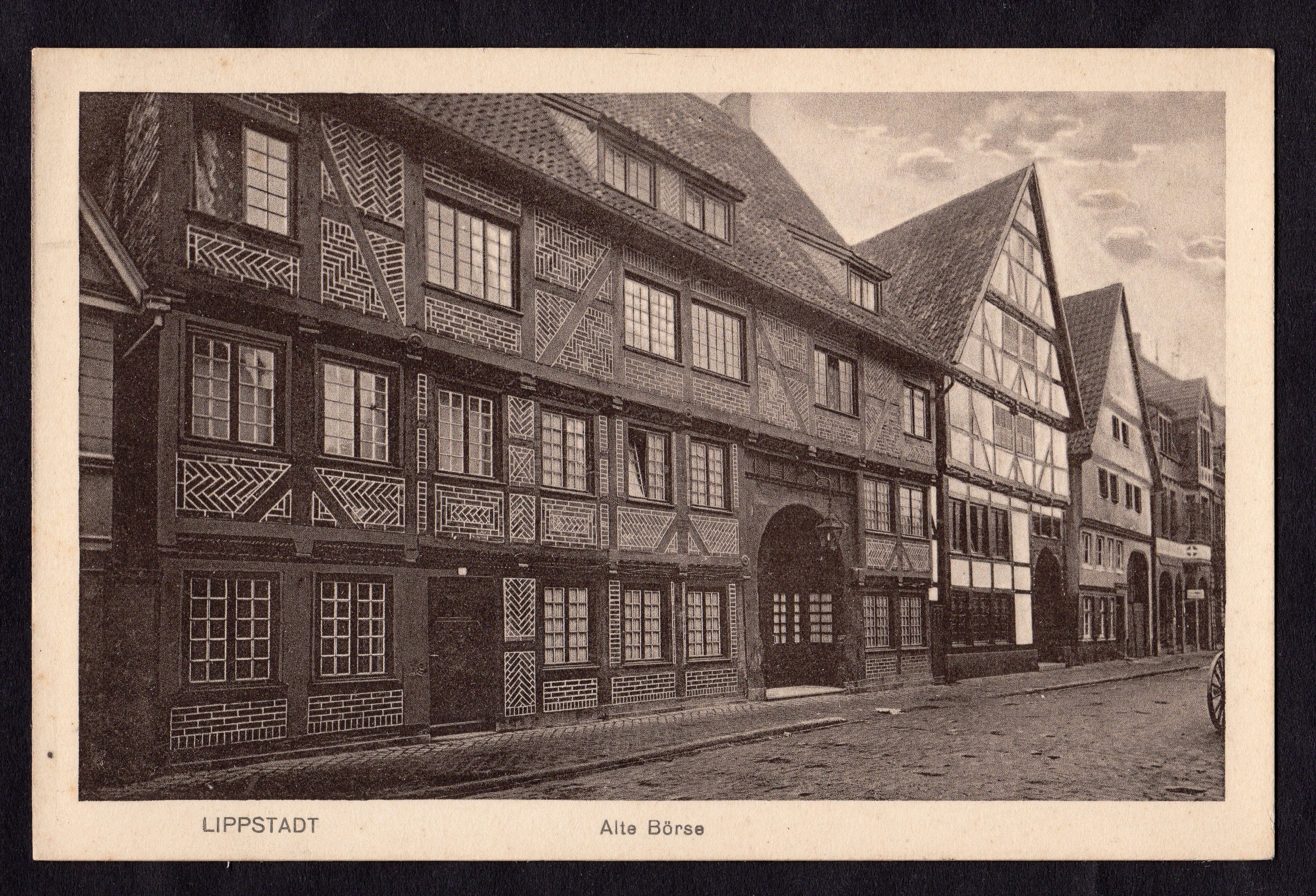 Postkarte Alte Börse (Stadtmuseum Lippstadt CC BY-NC-SA)