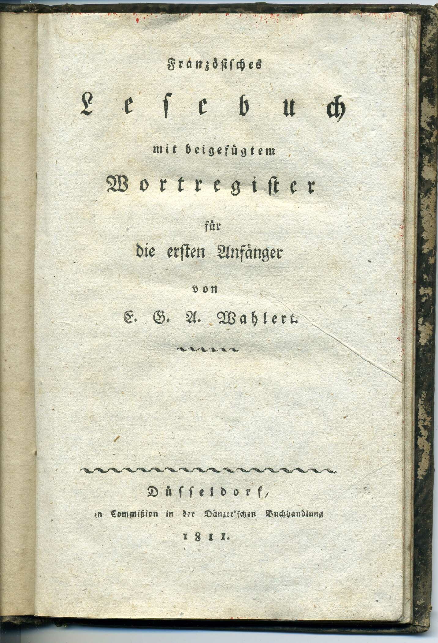 Französisches Lesebuch mit Wortregister (Stadtmuseum Lippstadt RR-F)
