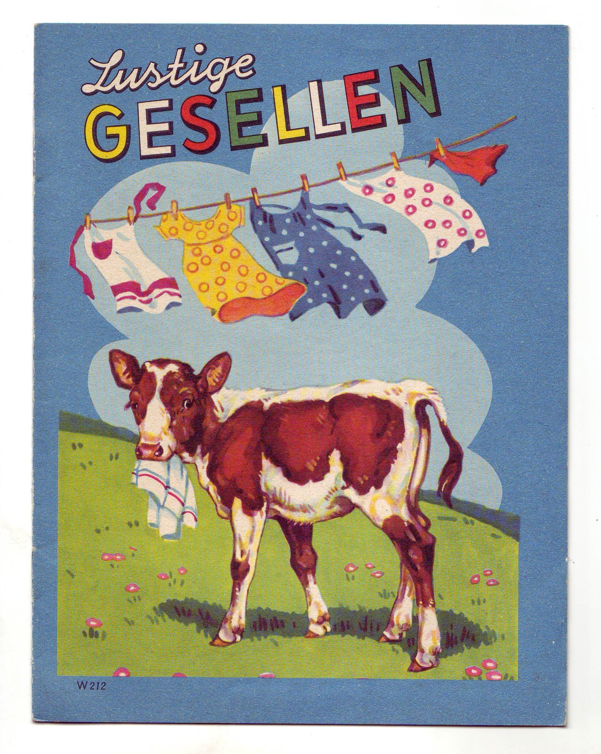 Leseheft "Lustige Gesellen" (Stadtmuseum Lippstadt CC BY-NC-SA)