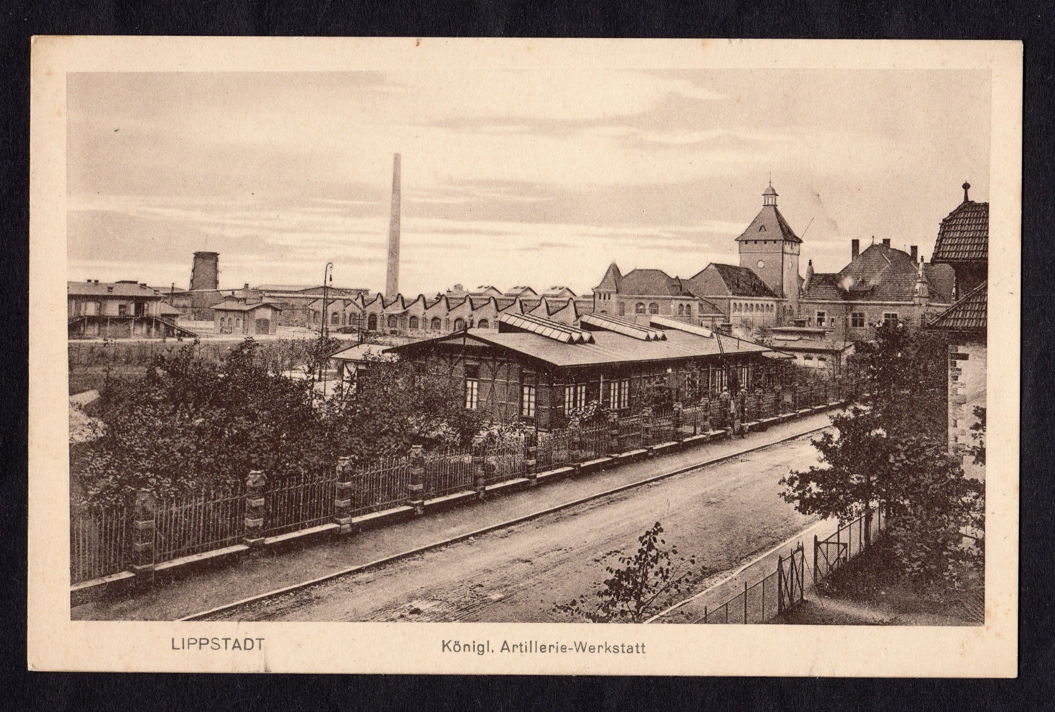 Postkarte Königliche Artillerie-Werkstatt (Stadtmuseum Lippstadt CC BY-NC-SA)